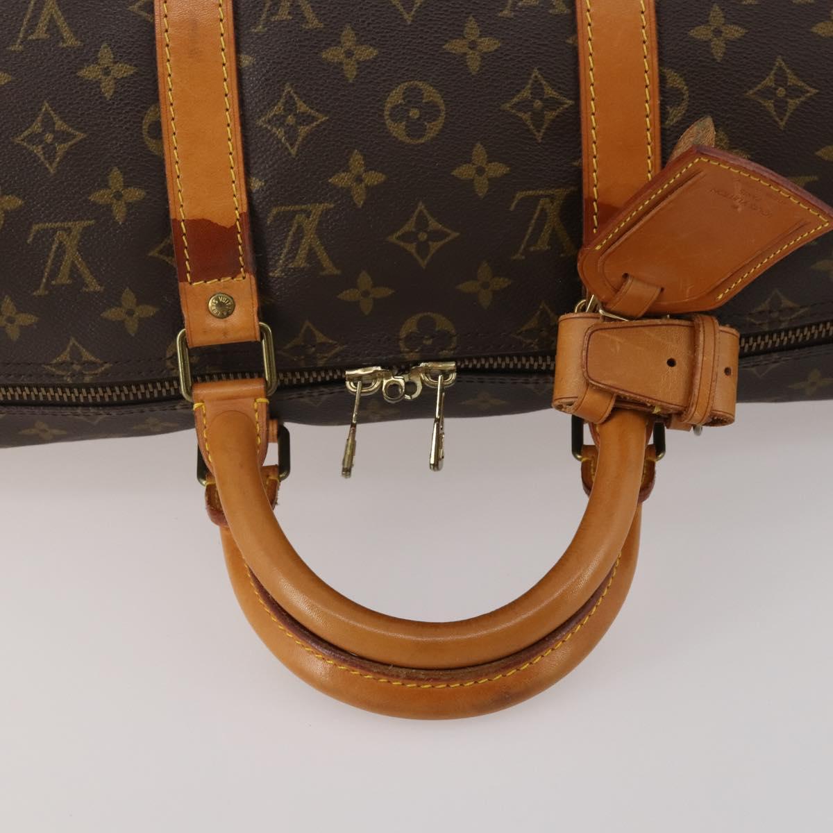 LOUIS VUITTON Monogram Keepall 50 Boston Bag M41426 LV Auth 197000