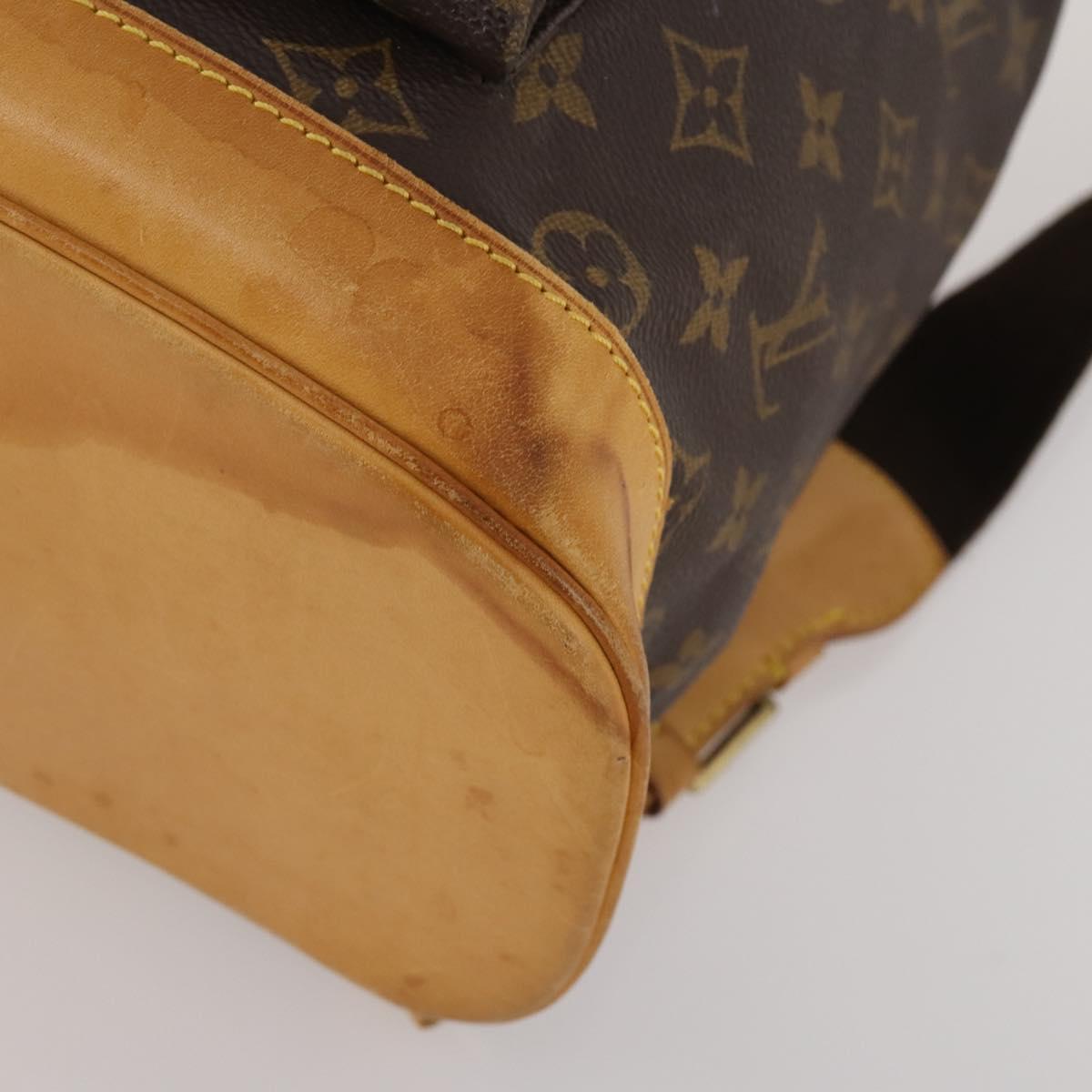 LOUIS VUITTON Monogram Montsouris GM Backpack M51135 LV Auth 197003A