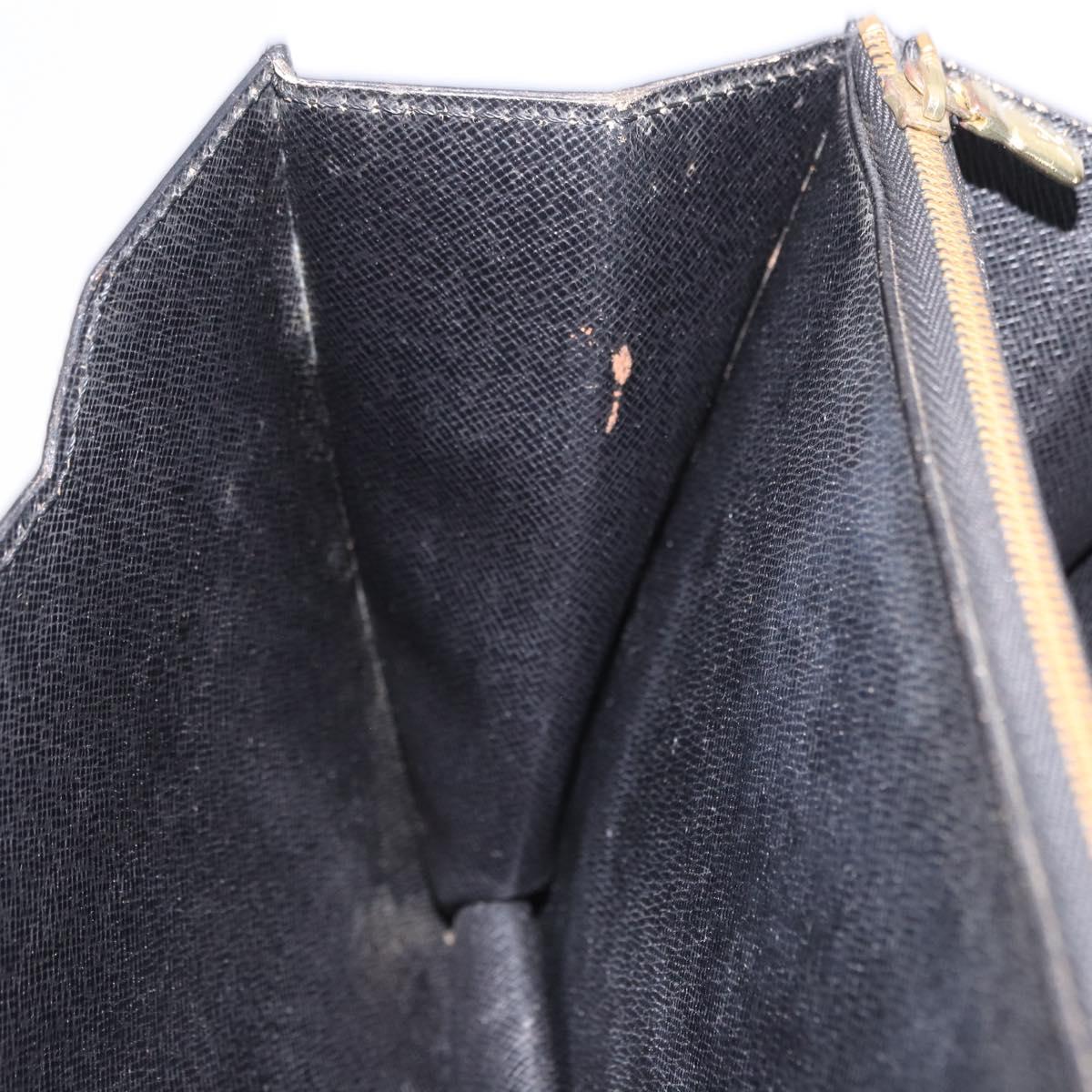 LOUIS VUITTON Epi Biface Clutch Bag Black M52322 LV Auth 197004