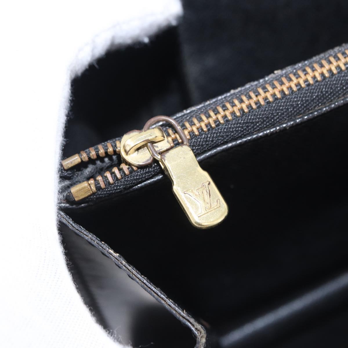 LOUIS VUITTON Epi Biface Clutch Bag Black M52322 LV Auth 197004