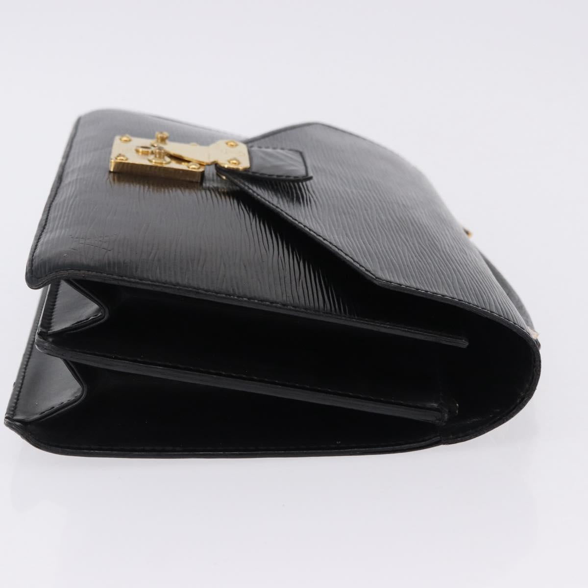 LOUIS VUITTON Epi Biface Clutch Bag Black M52322 LV Auth 197004