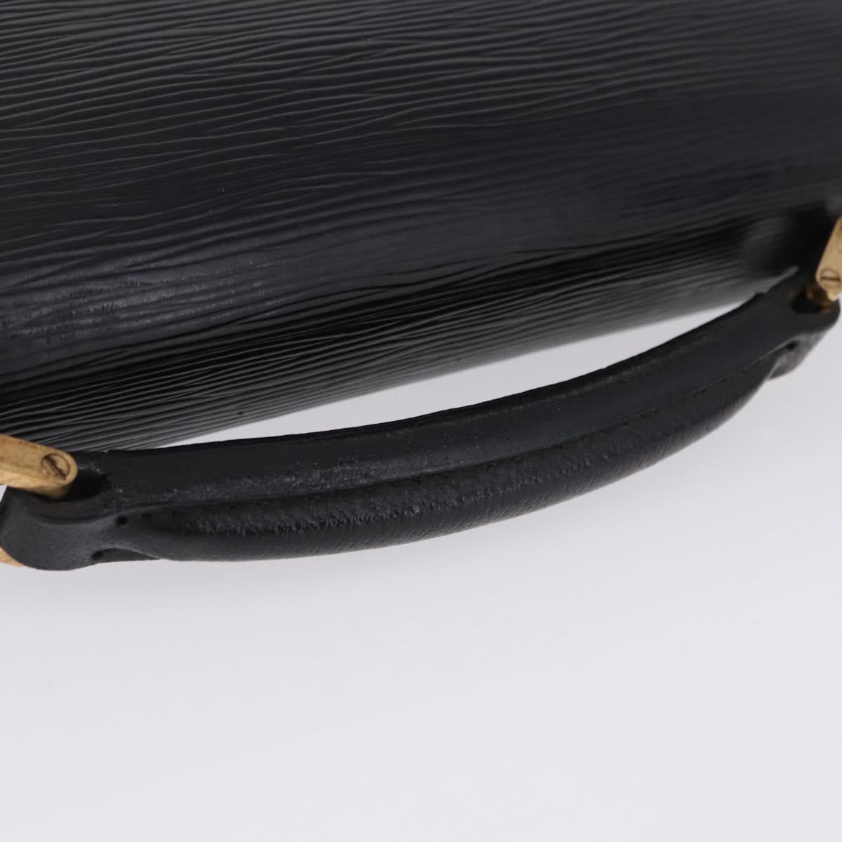 LOUIS VUITTON Epi Biface Clutch Bag Black M52322 LV Auth 197004