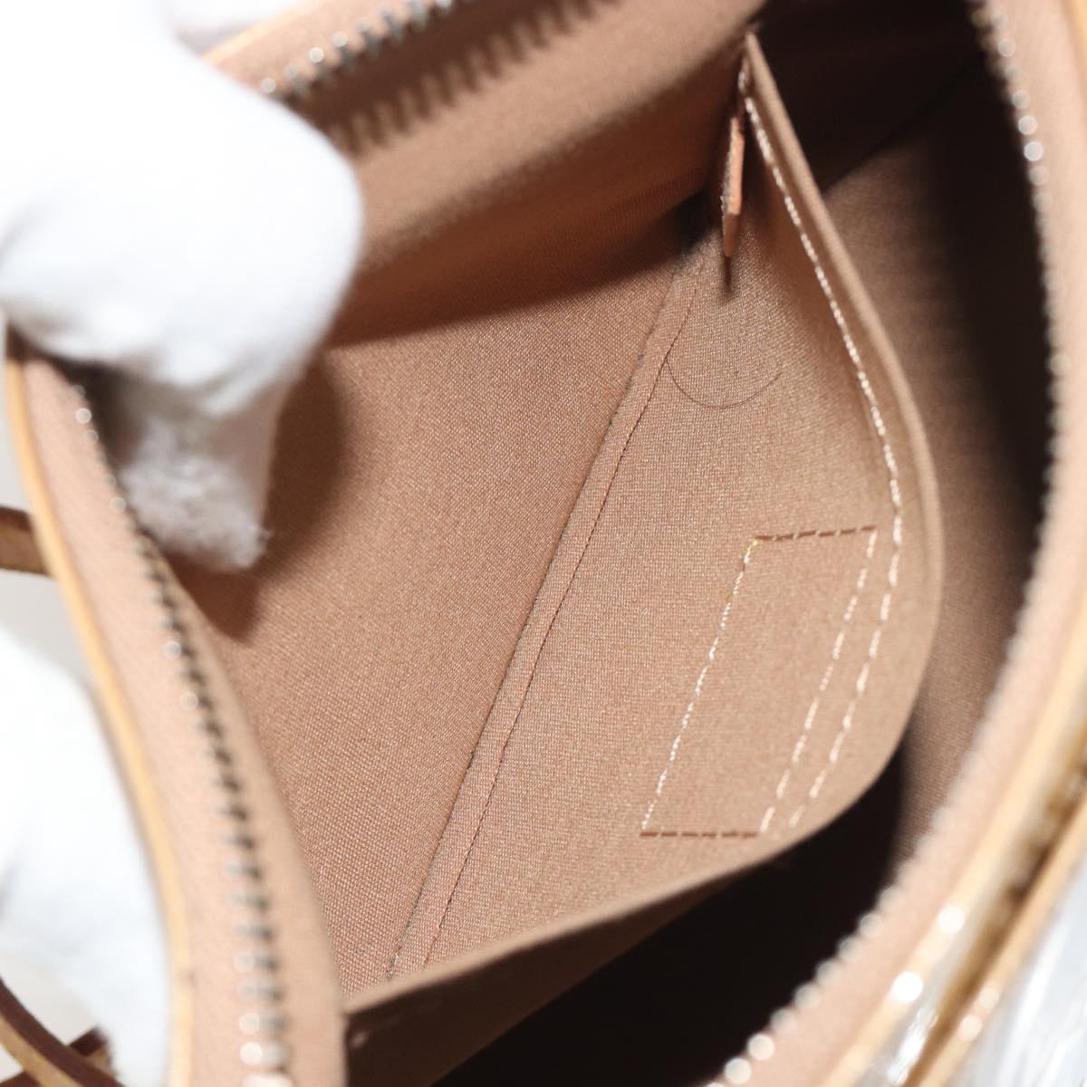 LOUIS VUITTON Monogram Vernis Minna Street Bag Noisette M91508 LV Auth 197006