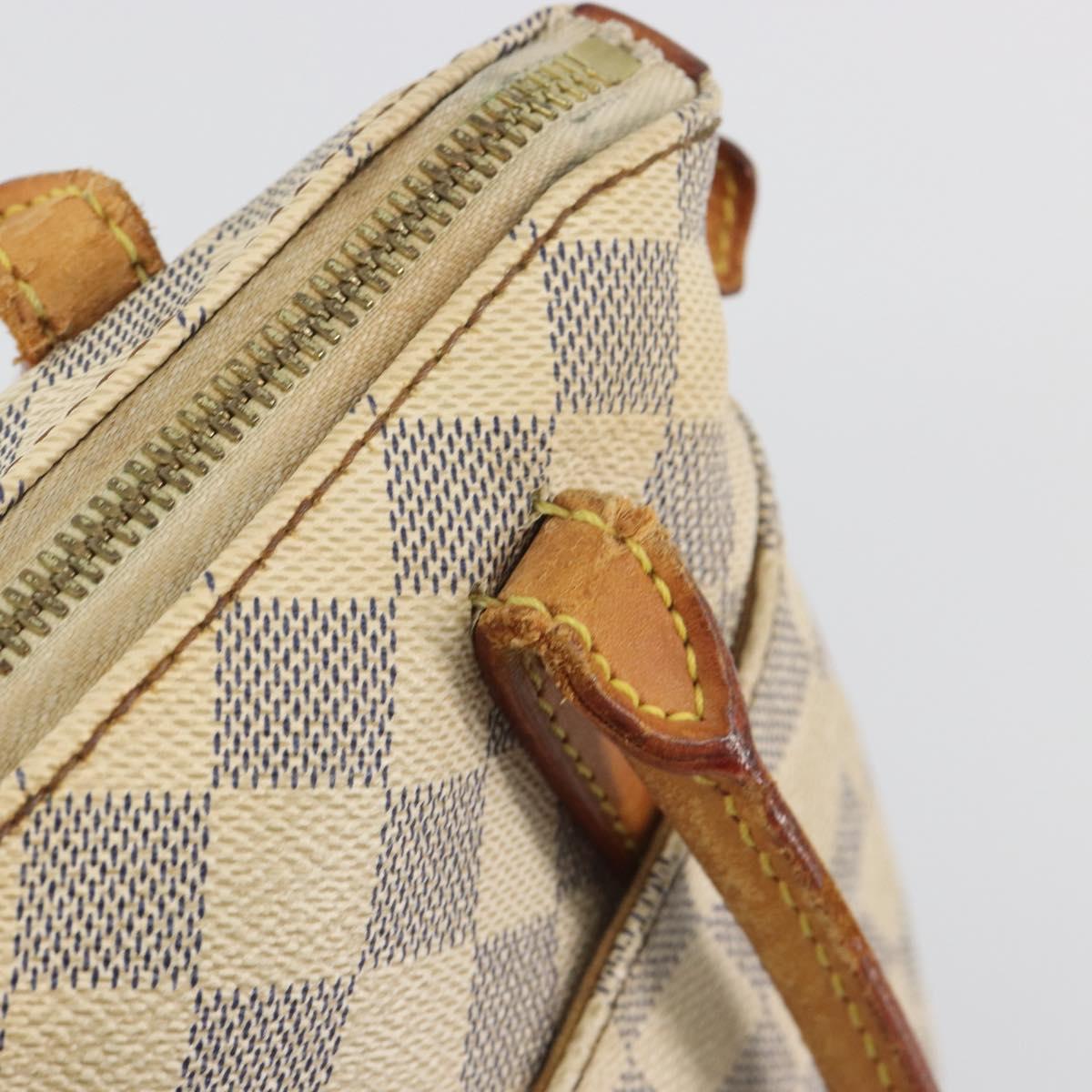 LOUIS VUITTON Damier Azur Figueri PM Shoulder Bag N41176 LV Auth 197011
