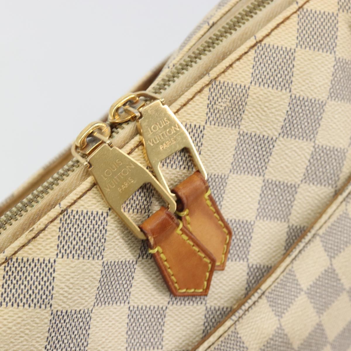 LOUIS VUITTON Damier Azur Figueri PM Shoulder Bag N41176 LV Auth 197011