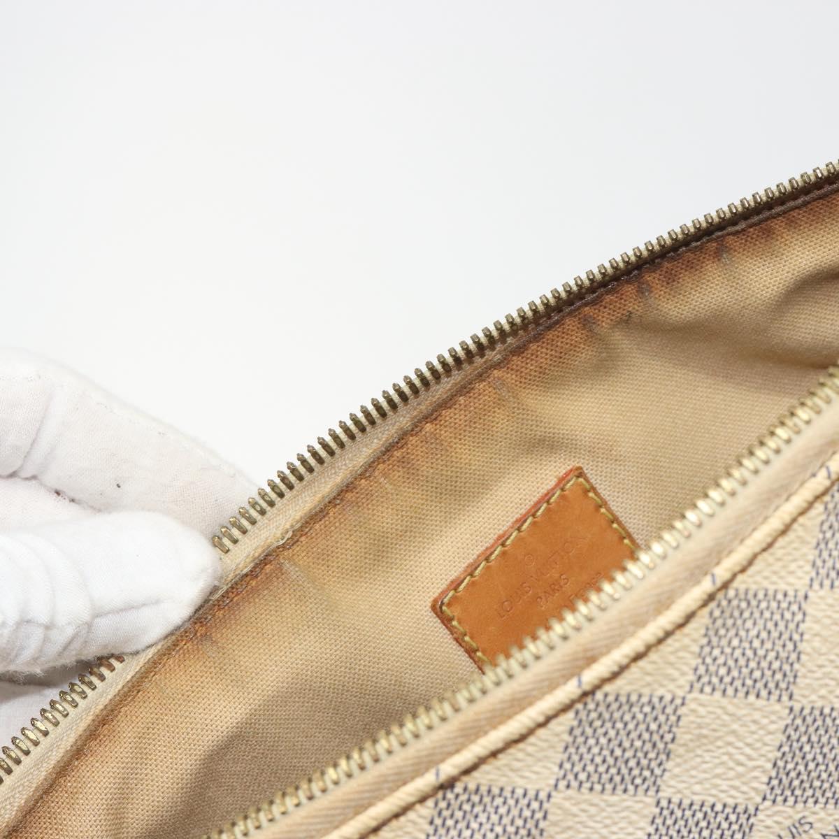 LOUIS VUITTON Damier Azur Figueri PM Shoulder Bag N41176 LV Auth 197011