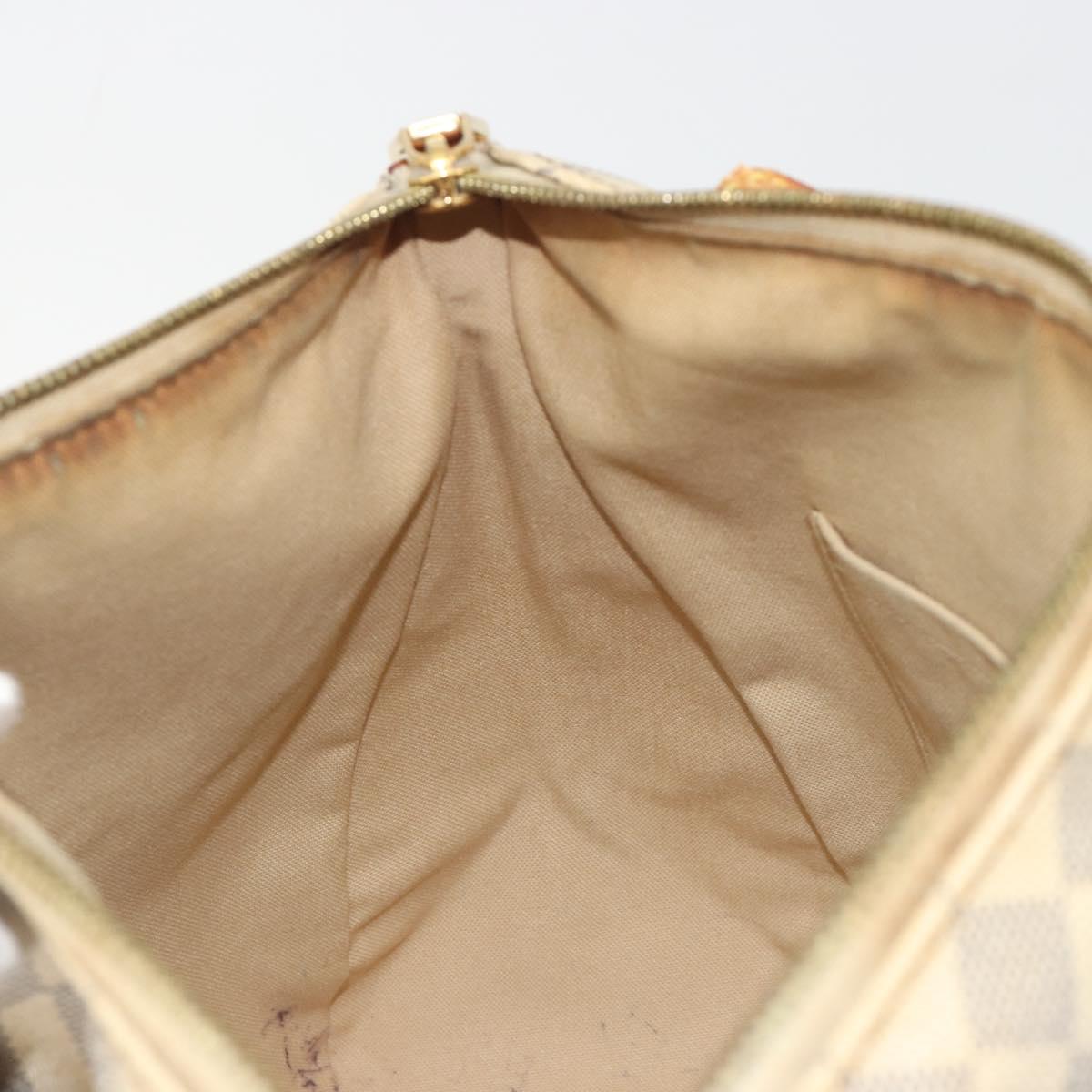 LOUIS VUITTON Damier Azur Figueri PM Shoulder Bag N41176 LV Auth 197011