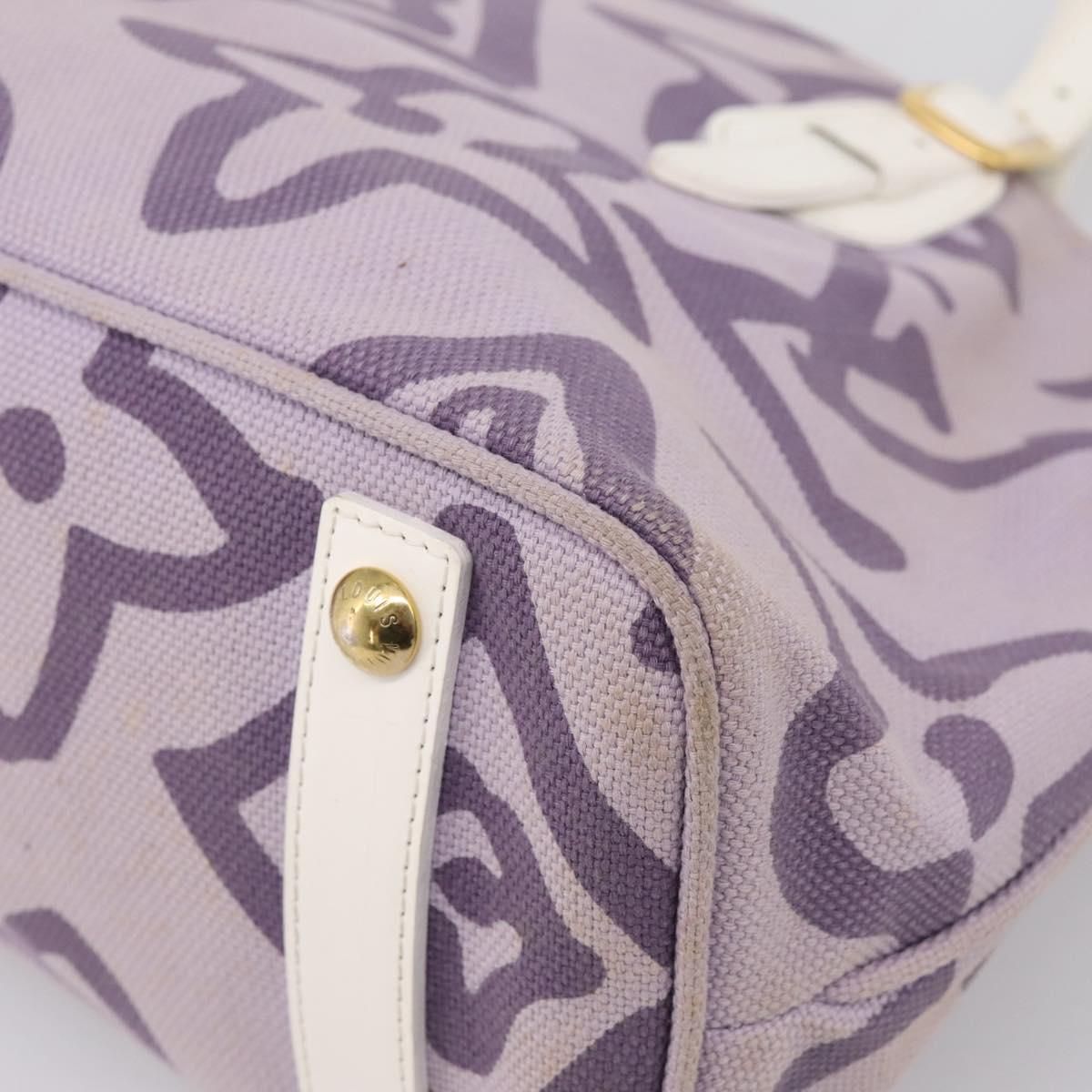 LOUIS VUITTON Cruise Line Tai Sienne PM Canvas Purple Lila M95680 Auth 197012
