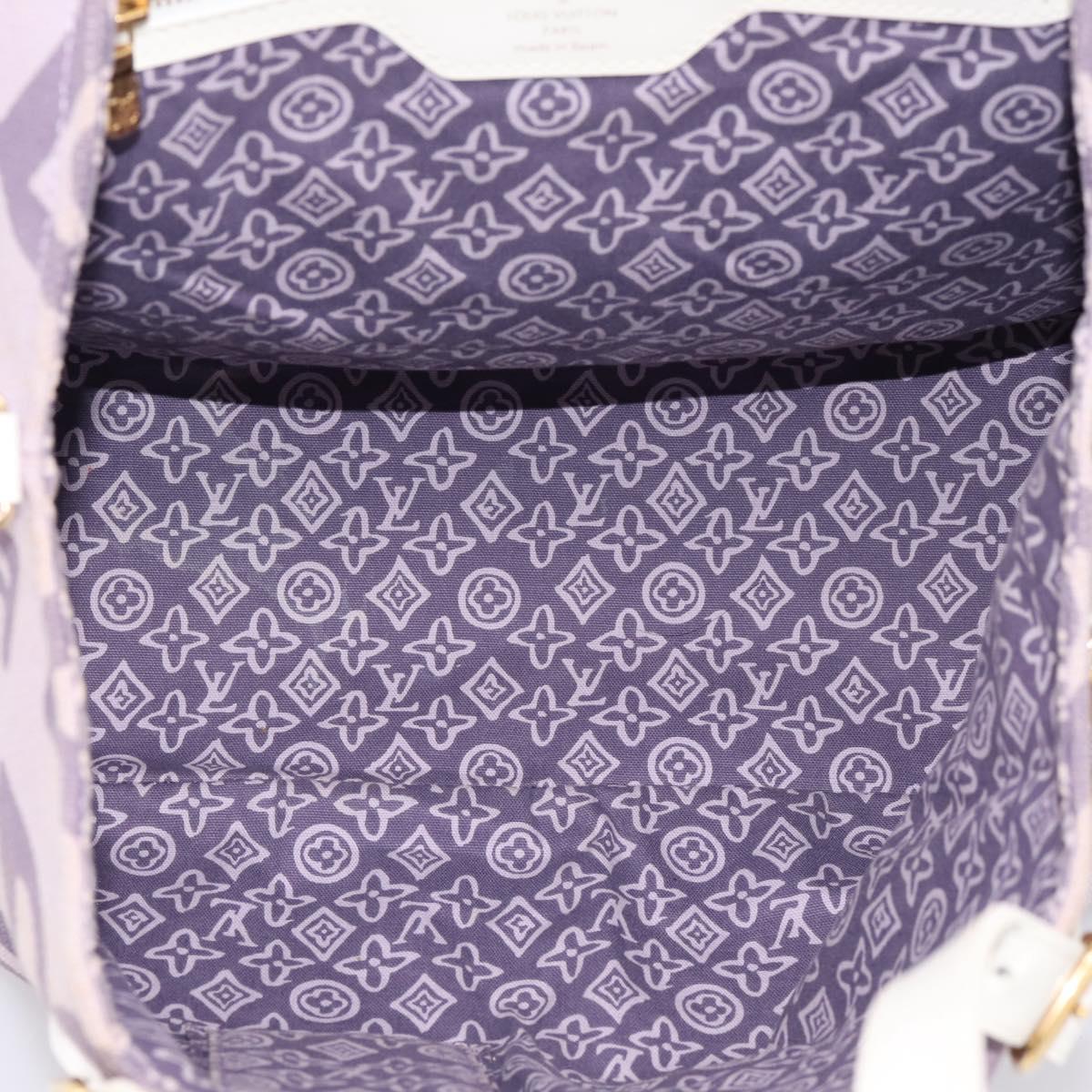 LOUIS VUITTON Cruise Line Tai Sienne PM Canvas Purple Lila M95680 Auth 197012