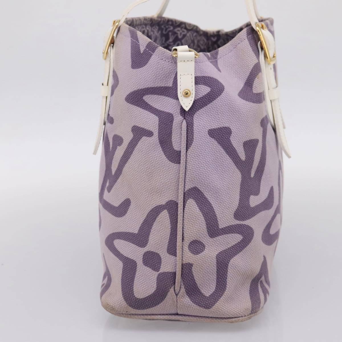 LOUIS VUITTON Cruise Line Tai Sienne PM Canvas Purple Lila M95680 Auth 197012