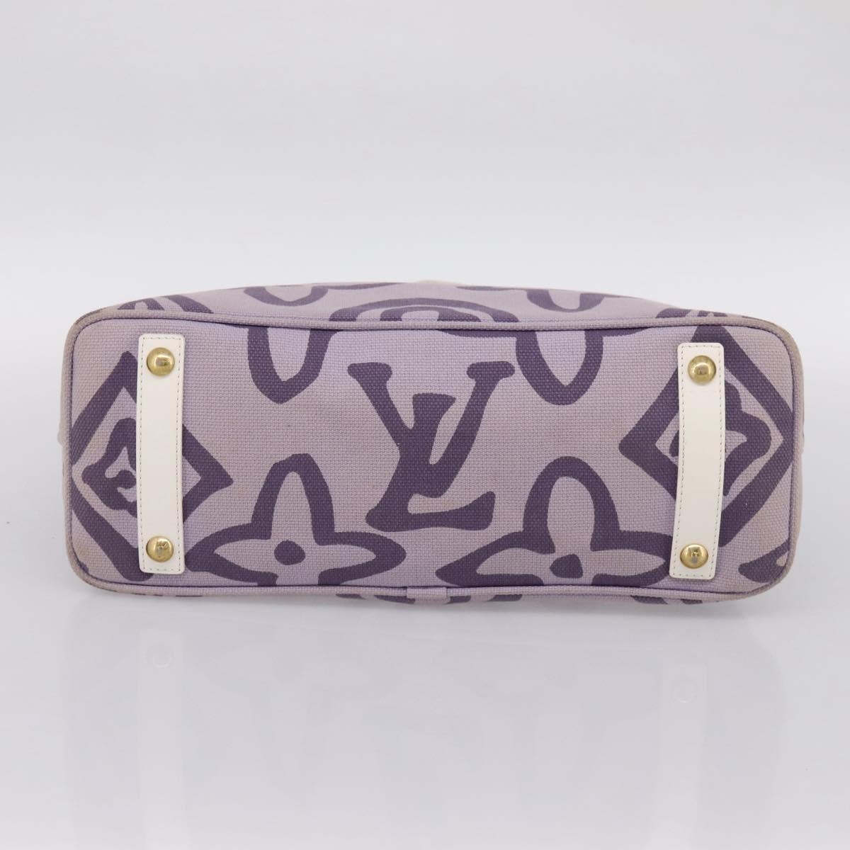 LOUIS VUITTON Cruise Line Tai Sienne PM Canvas Purple Lila M95680 Auth 197012