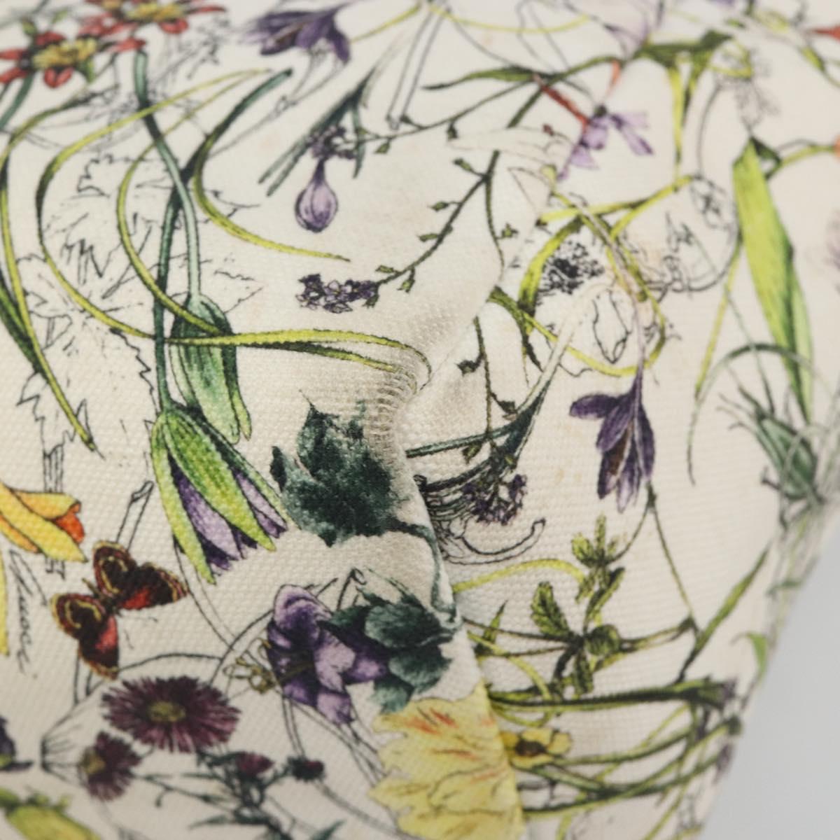GUCCI Flora Tote Bag Canvas Multicolor 282439 Auth 197013A