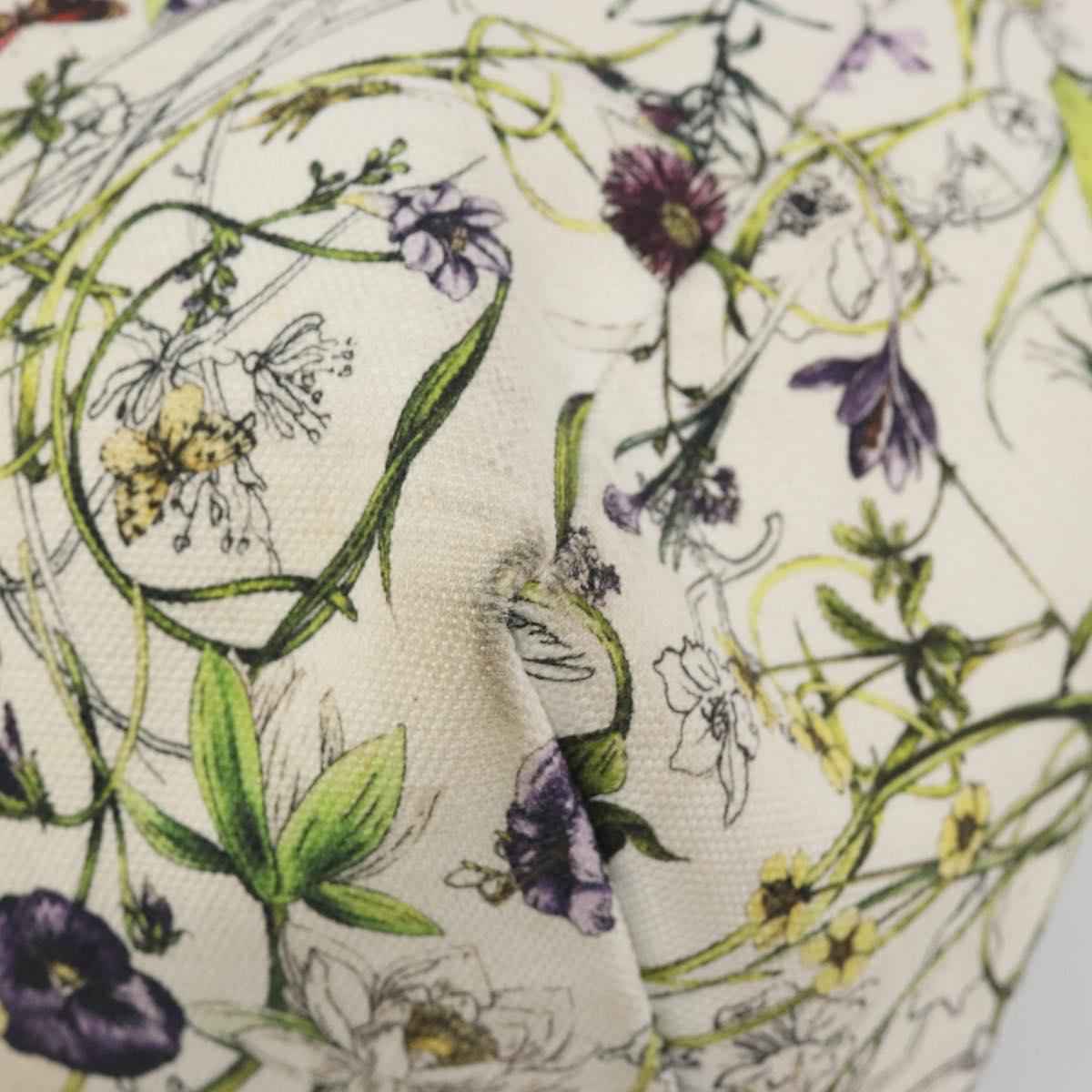 GUCCI Flora Tote Bag Canvas Multicolor 282439 Auth 197013A