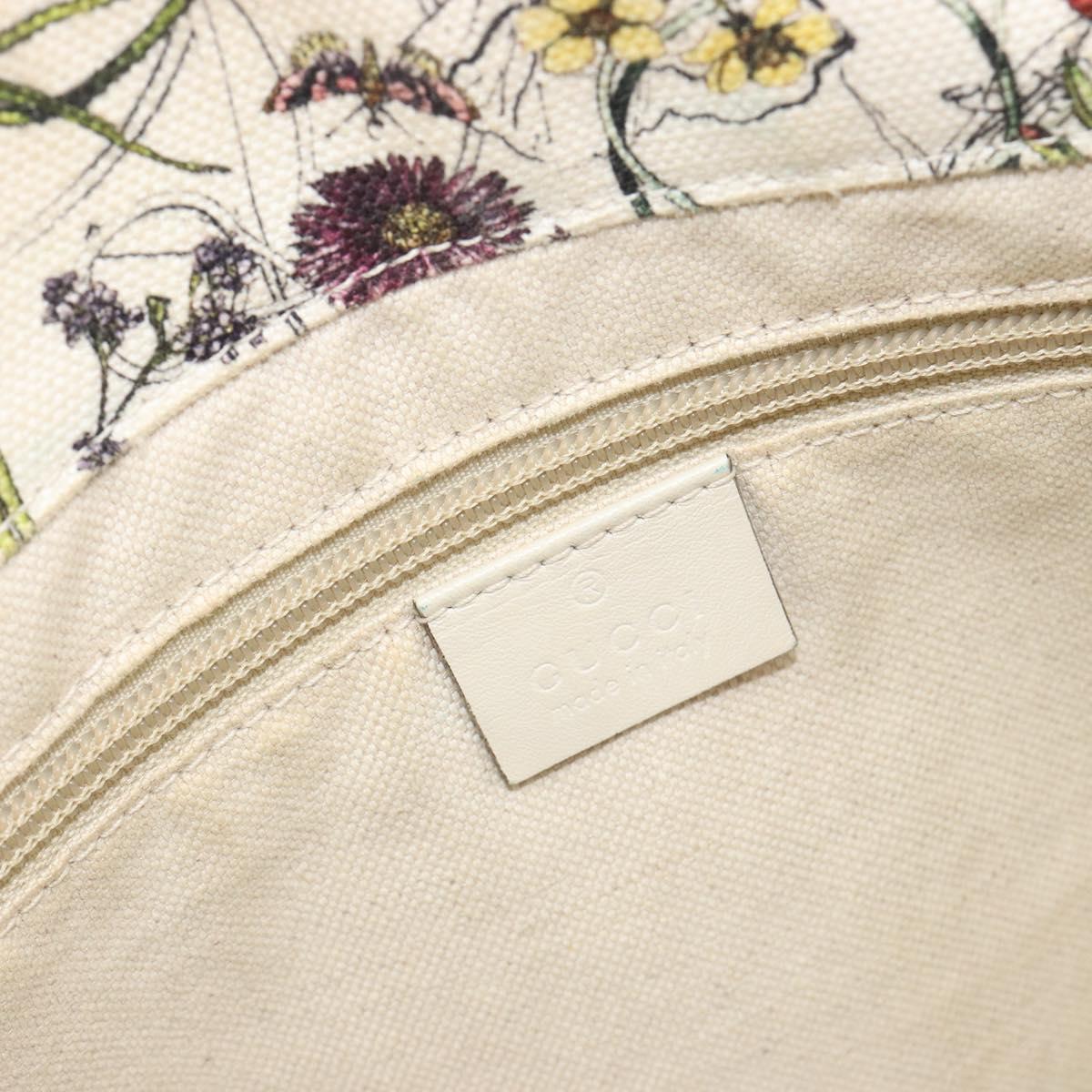 GUCCI Flora Tote Bag Canvas Multicolor 282439 Auth 197013A