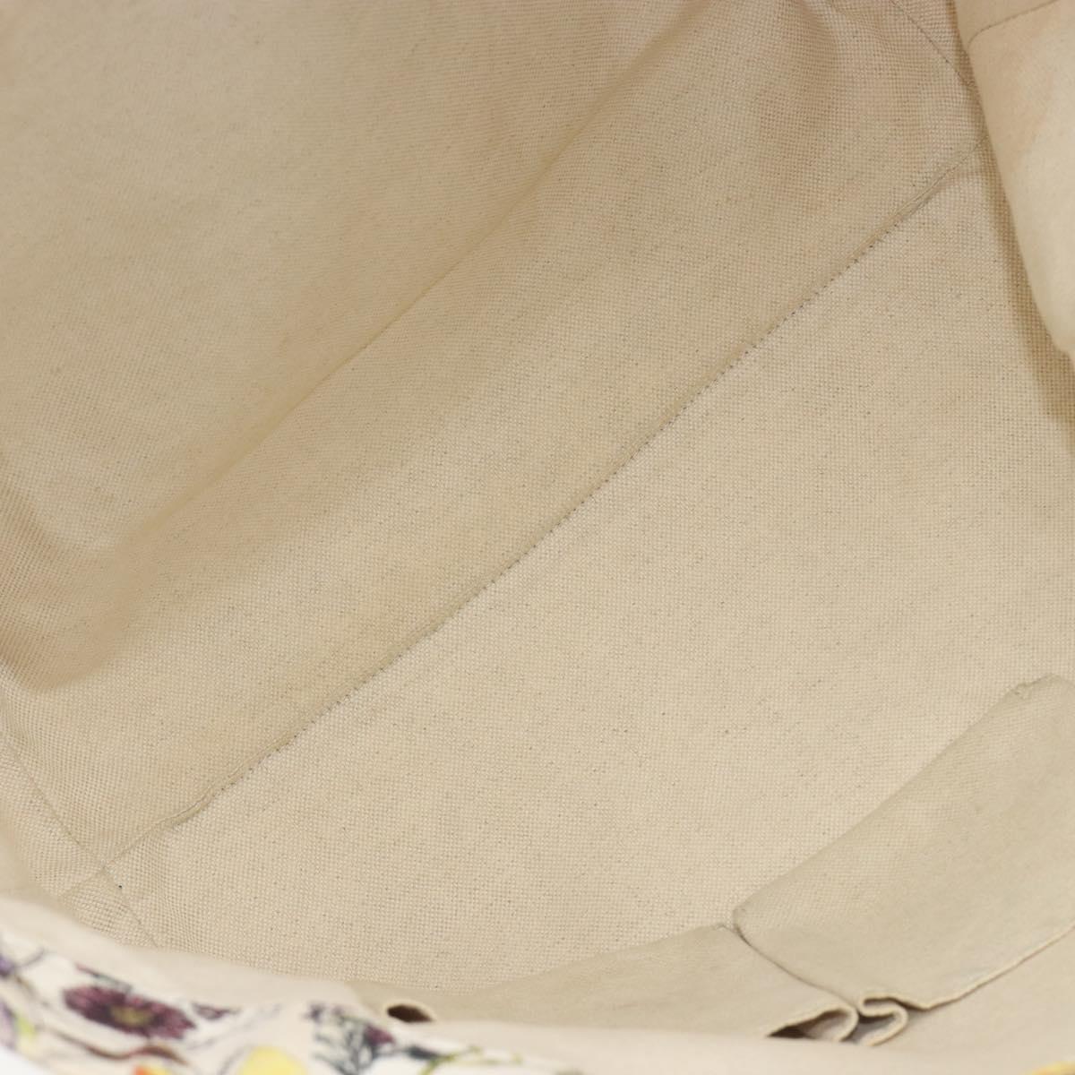 GUCCI Flora Tote Bag Canvas Multicolor 282439 Auth 197013A