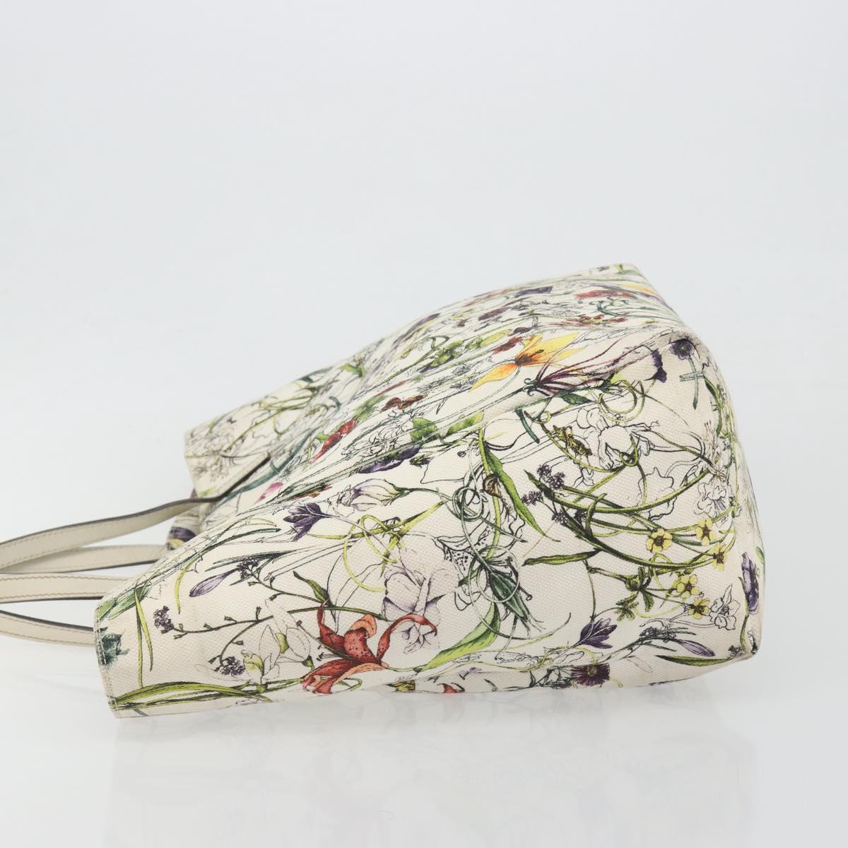 GUCCI Flora Tote Bag Canvas Multicolor 282439 Auth 197013A