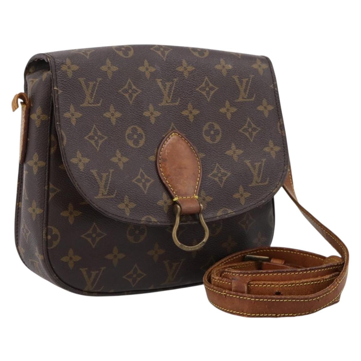 LOUIS VUITTON Monogram Saint Cloud GM Shoulder Bag M51242 LV Auth 197023