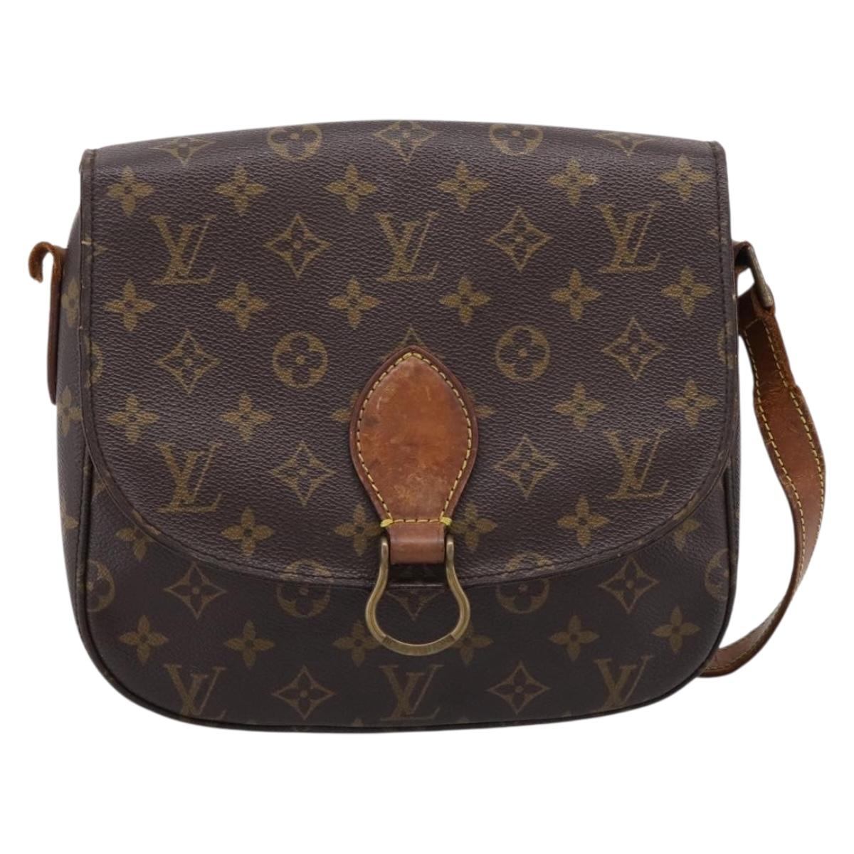 LOUIS VUITTON Monogram Saint Cloud GM Shoulder Bag M51242 LV Auth 197023