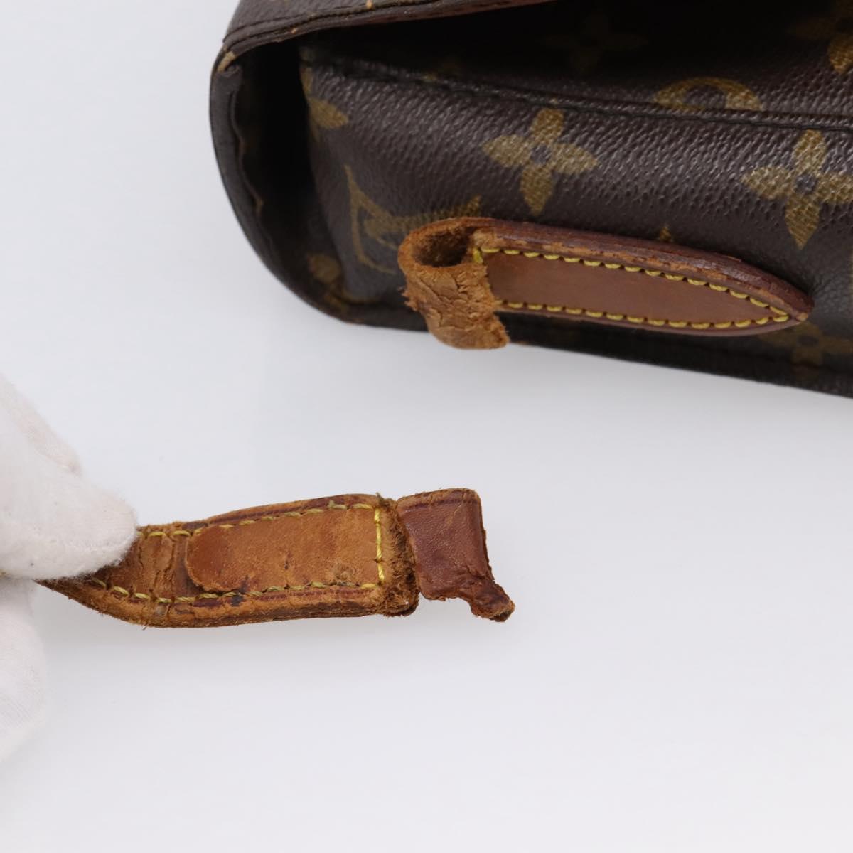 LOUIS VUITTON Monogram Saint Cloud GM Shoulder Bag M51242 LV Auth 197023