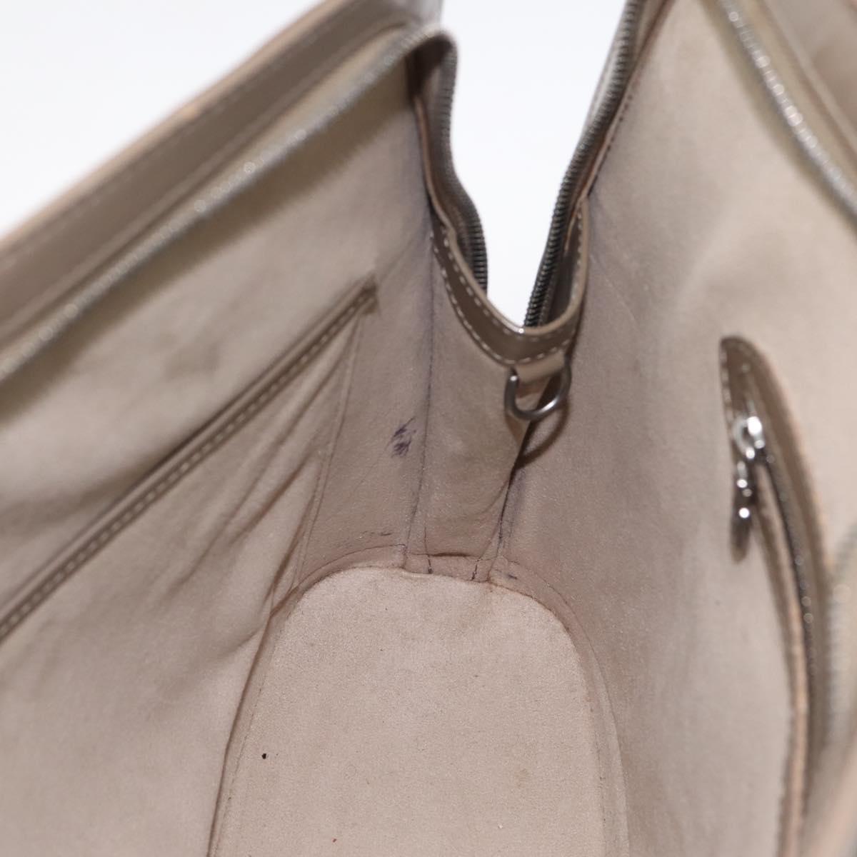 LOUIS VUITTON Epi Lussac Shoulder Bag Gray Pepper M5228C LV Auth 197024