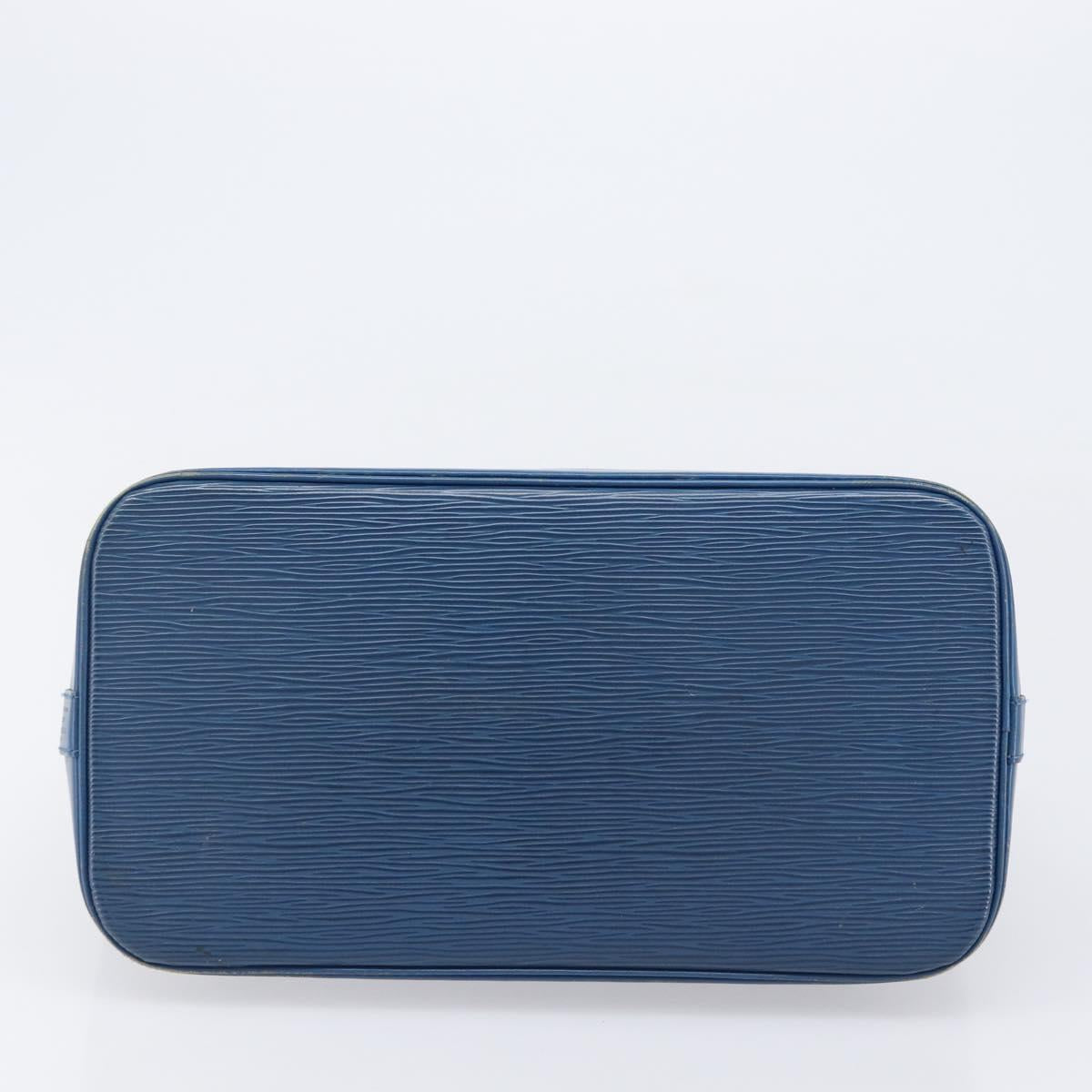 LOUIS VUITTON Epi Alma Hand Bag Toledo Blue M52145 LV Auth 197025