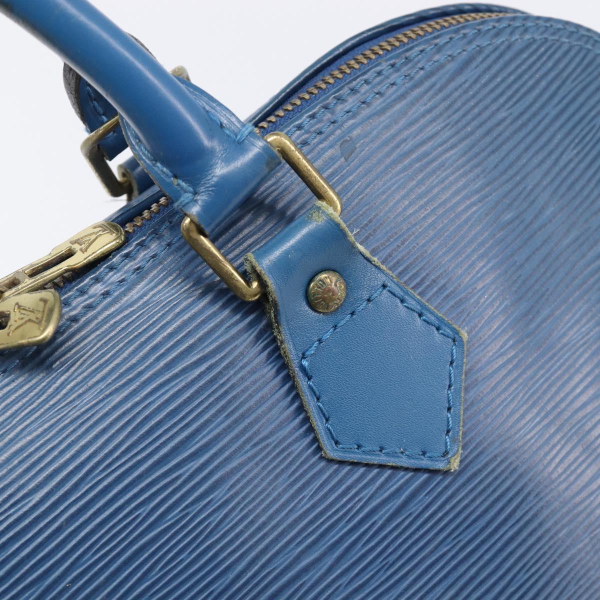 LOUIS VUITTON Epi Alma Hand Bag Toledo Blue M52145 LV Auth 197025