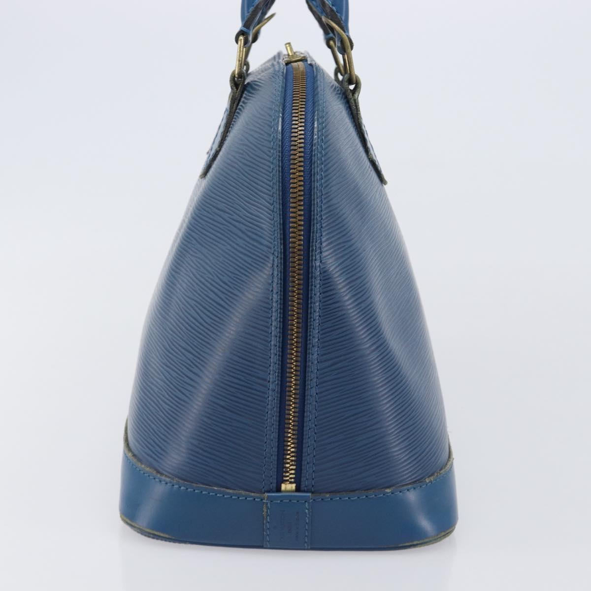 LOUIS VUITTON Epi Alma Hand Bag Toledo Blue M52145 LV Auth 197025