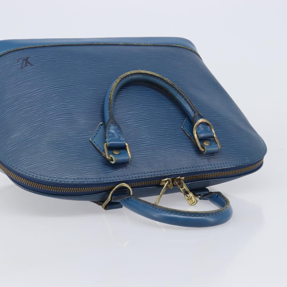 LOUIS VUITTON Epi Alma Hand Bag Toledo Blue M52145 LV Auth 197025