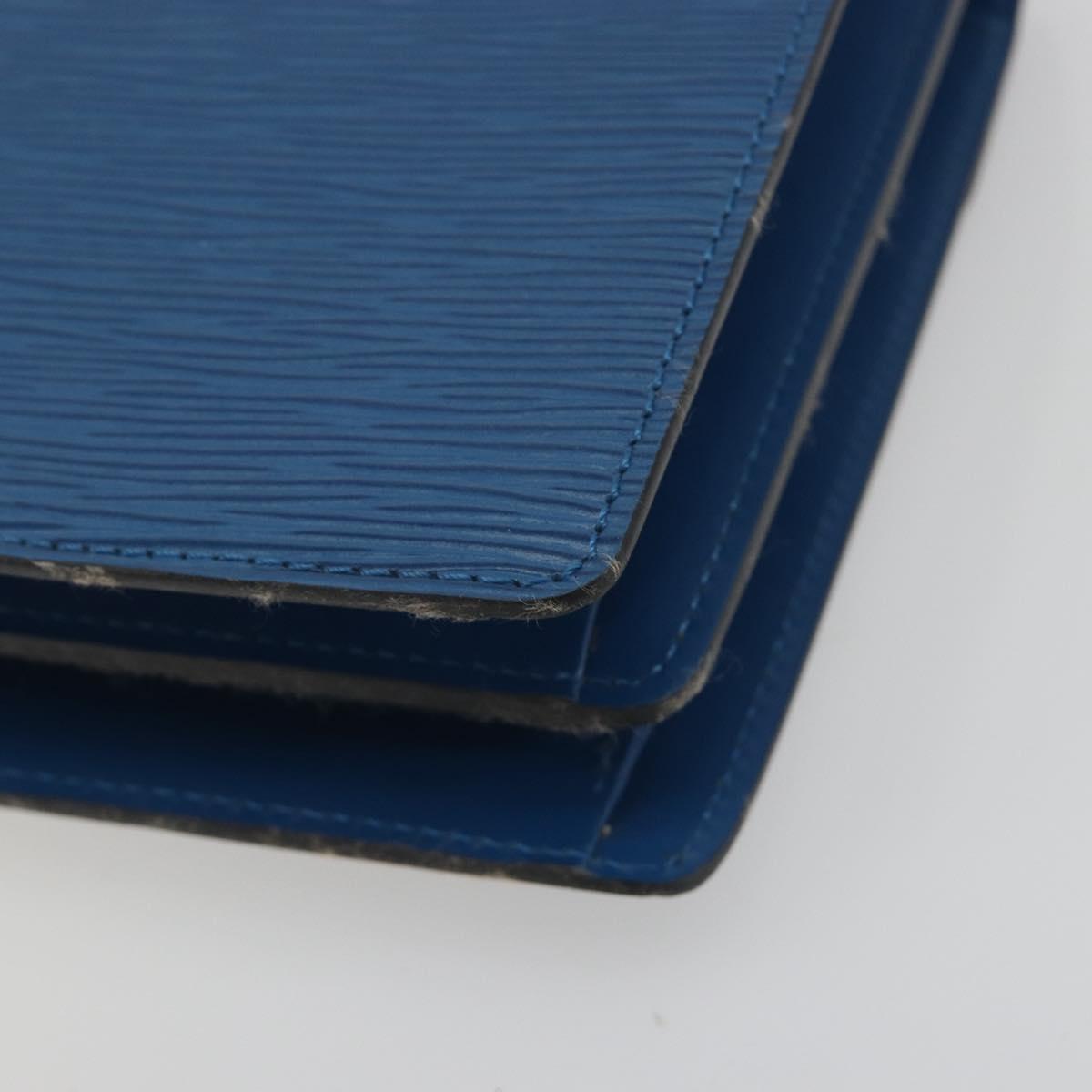 LOUIS VUITTON Epi Concorde Hand Bag Blue M52135 LV Auth 197029A