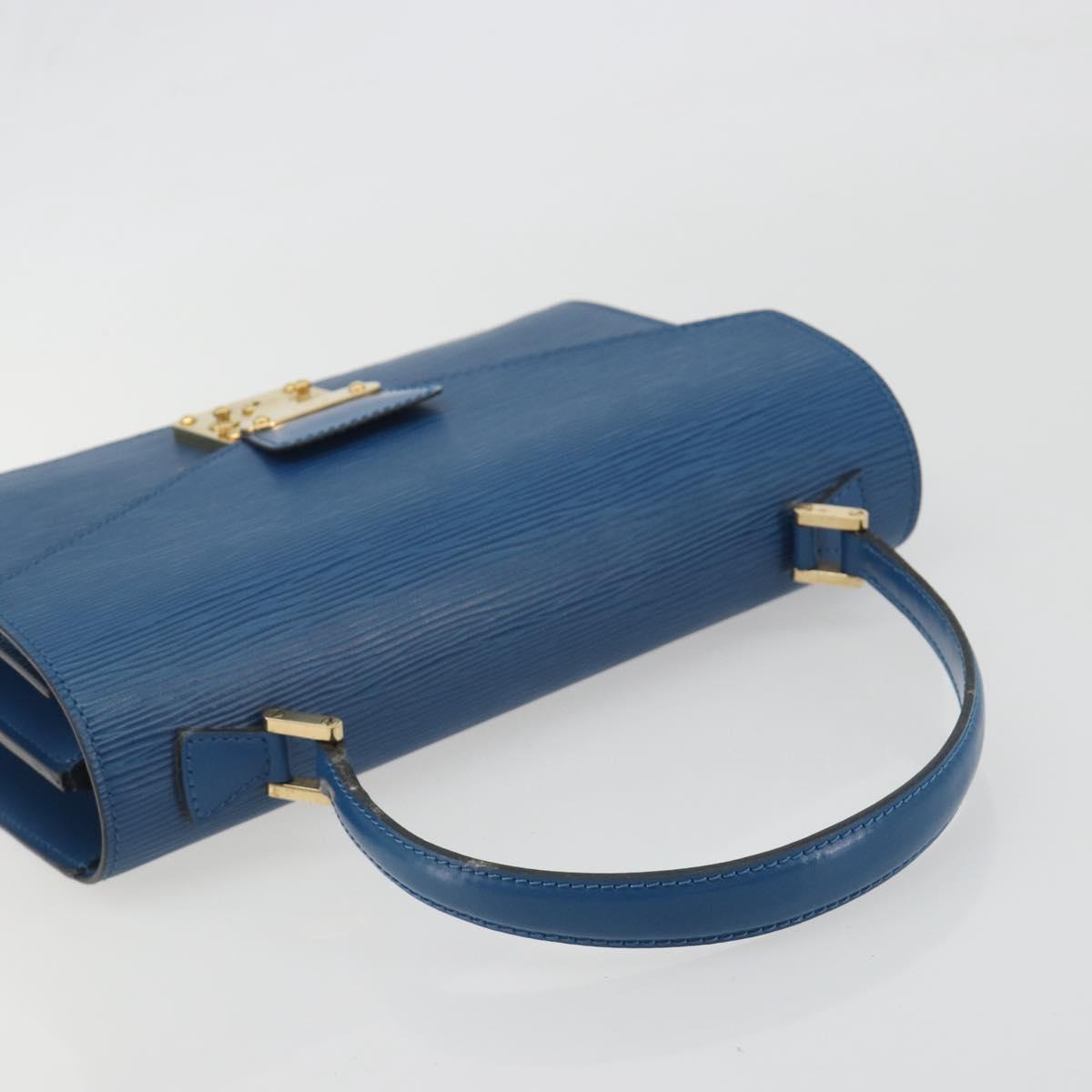 LOUIS VUITTON Epi Concorde Hand Bag Blue M52135 LV Auth 197029A
