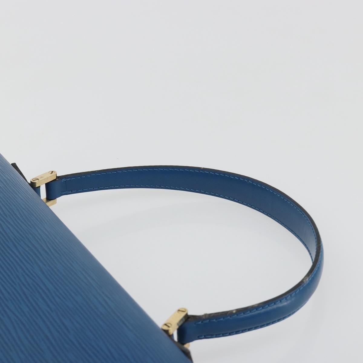 LOUIS VUITTON Epi Concorde Hand Bag Blue M52135 LV Auth 197029A