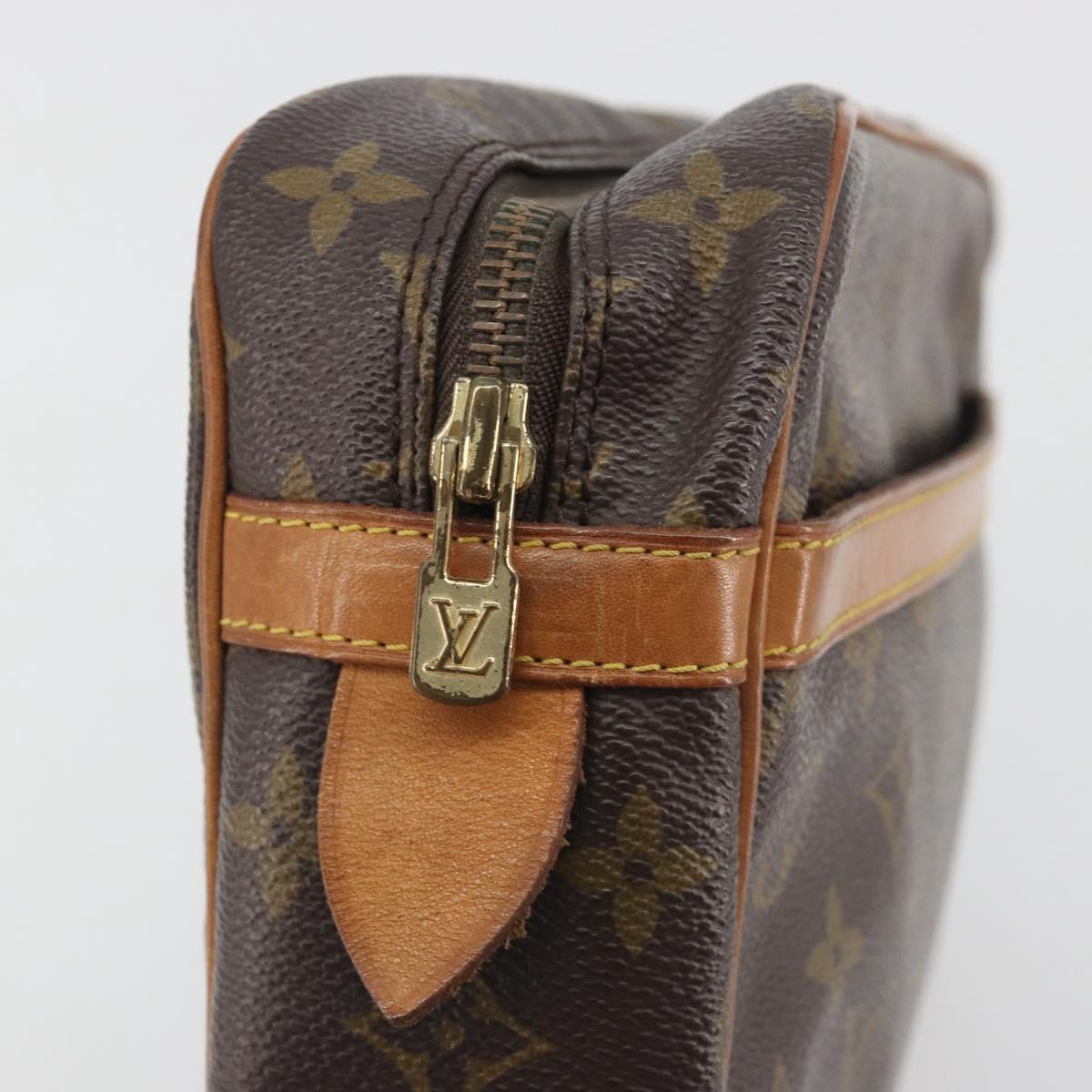 LOUIS VUITTON Monogram Compiegne 23 Clutch Bag M51847 LV Auth 197031