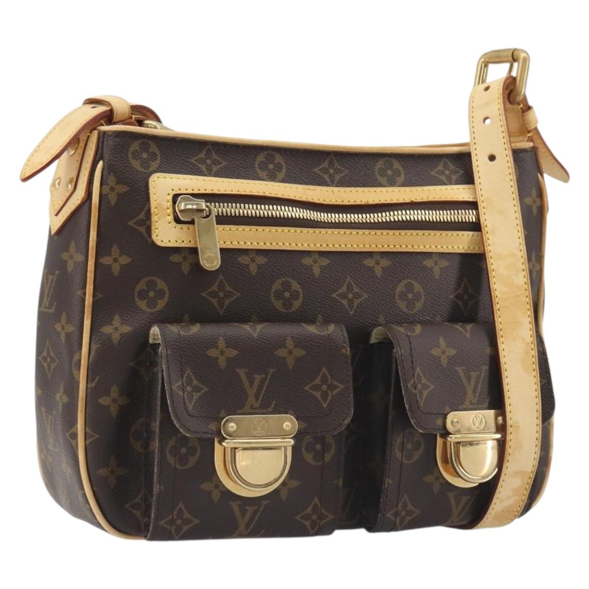 LOUIS VUITTON Monogram Hudson GM Shoulder Bag M40045 LV Auth 197032A