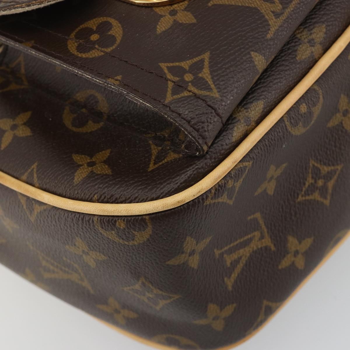 LOUIS VUITTON Monogram Hudson GM Shoulder Bag M40045 LV Auth 197032A