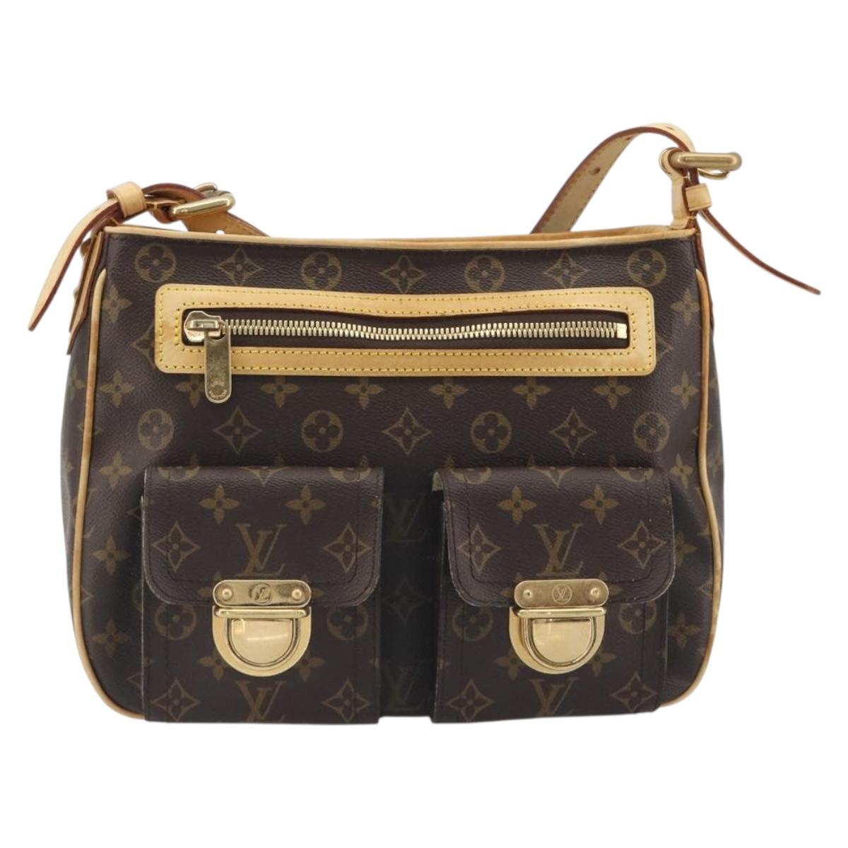 LOUIS VUITTON Monogram Hudson GM Shoulder Bag M40045 LV Auth 197032A