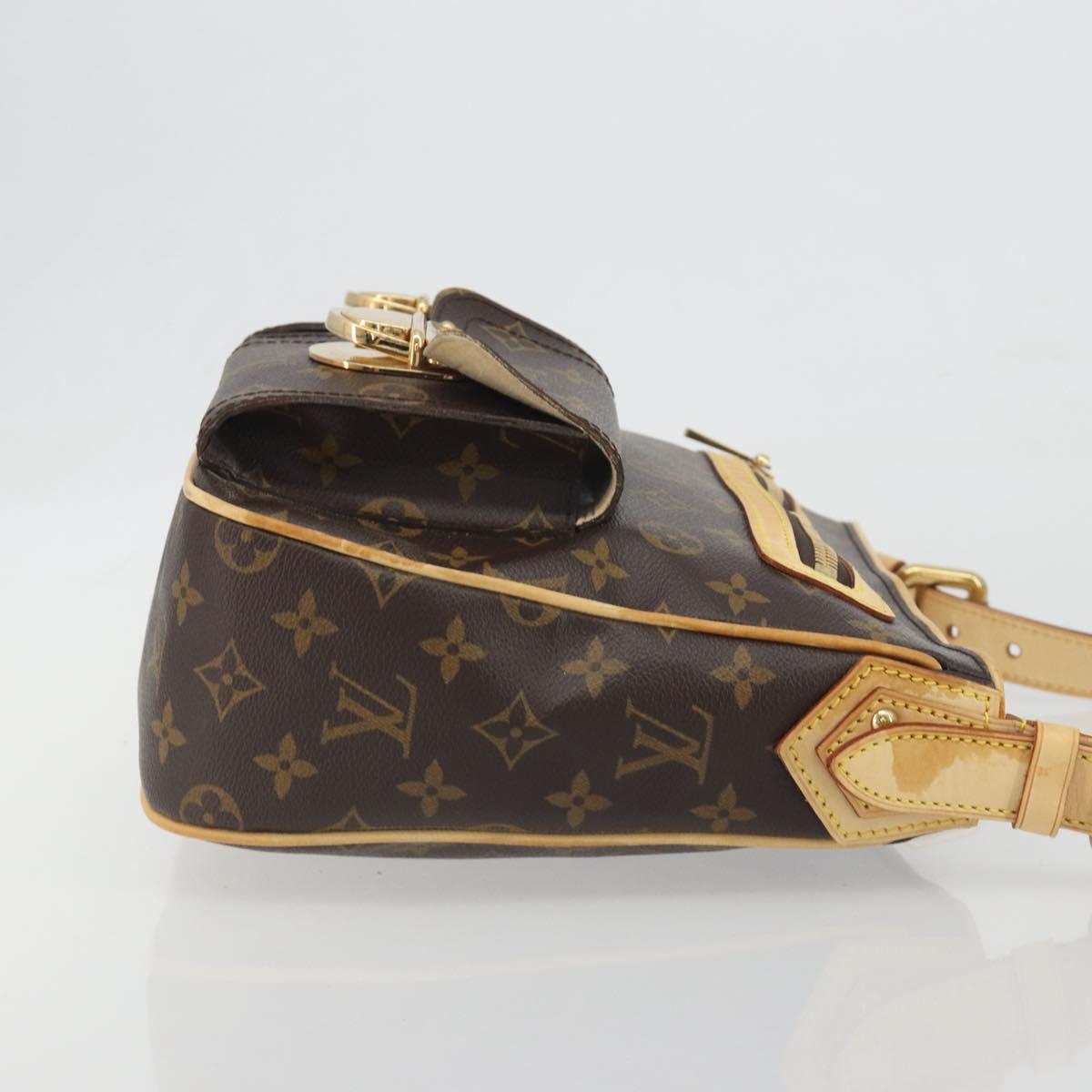 LOUIS VUITTON Monogram Hudson GM Shoulder Bag M40045 LV Auth 197032A