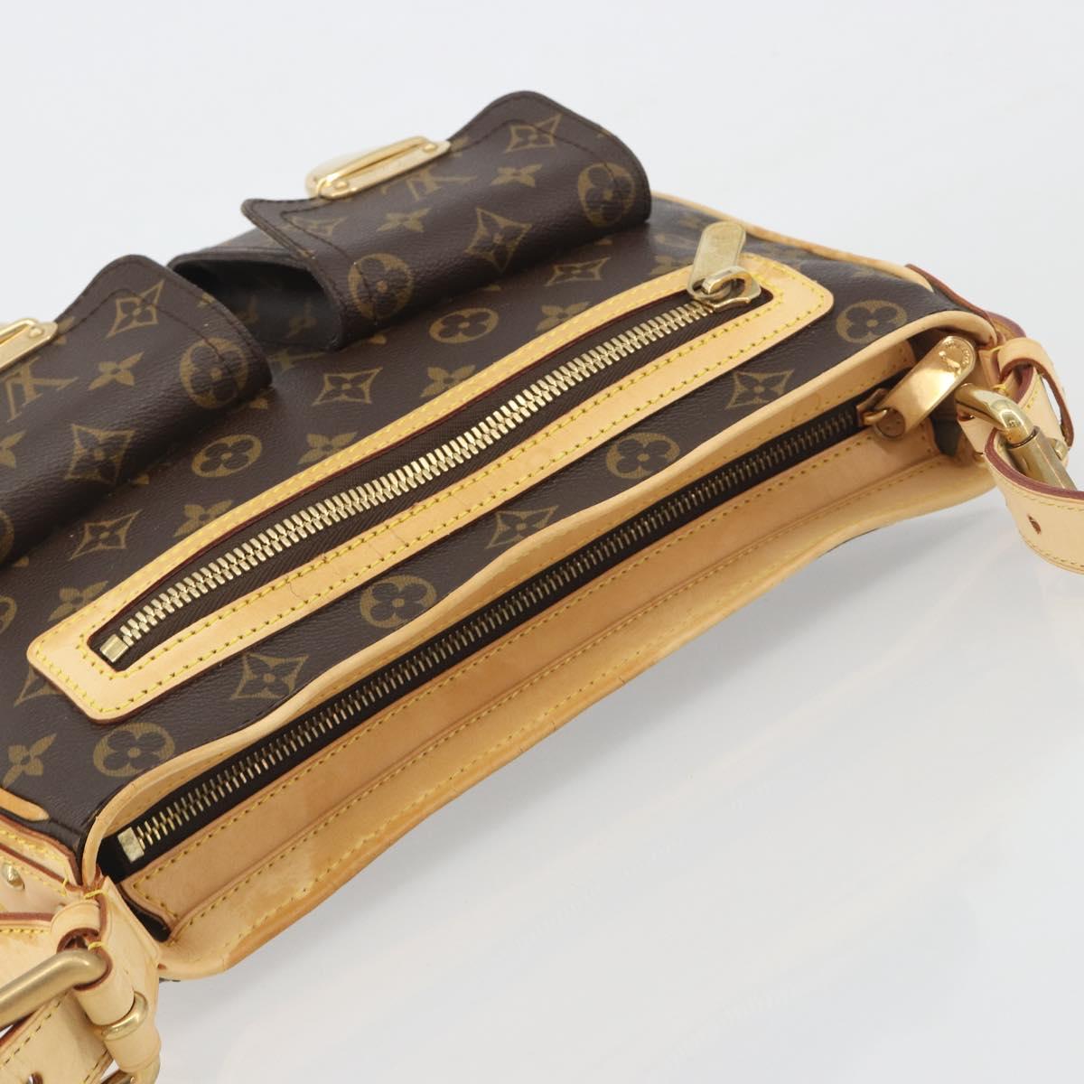 LOUIS VUITTON Monogram Hudson GM Shoulder Bag M40045 LV Auth 197032A