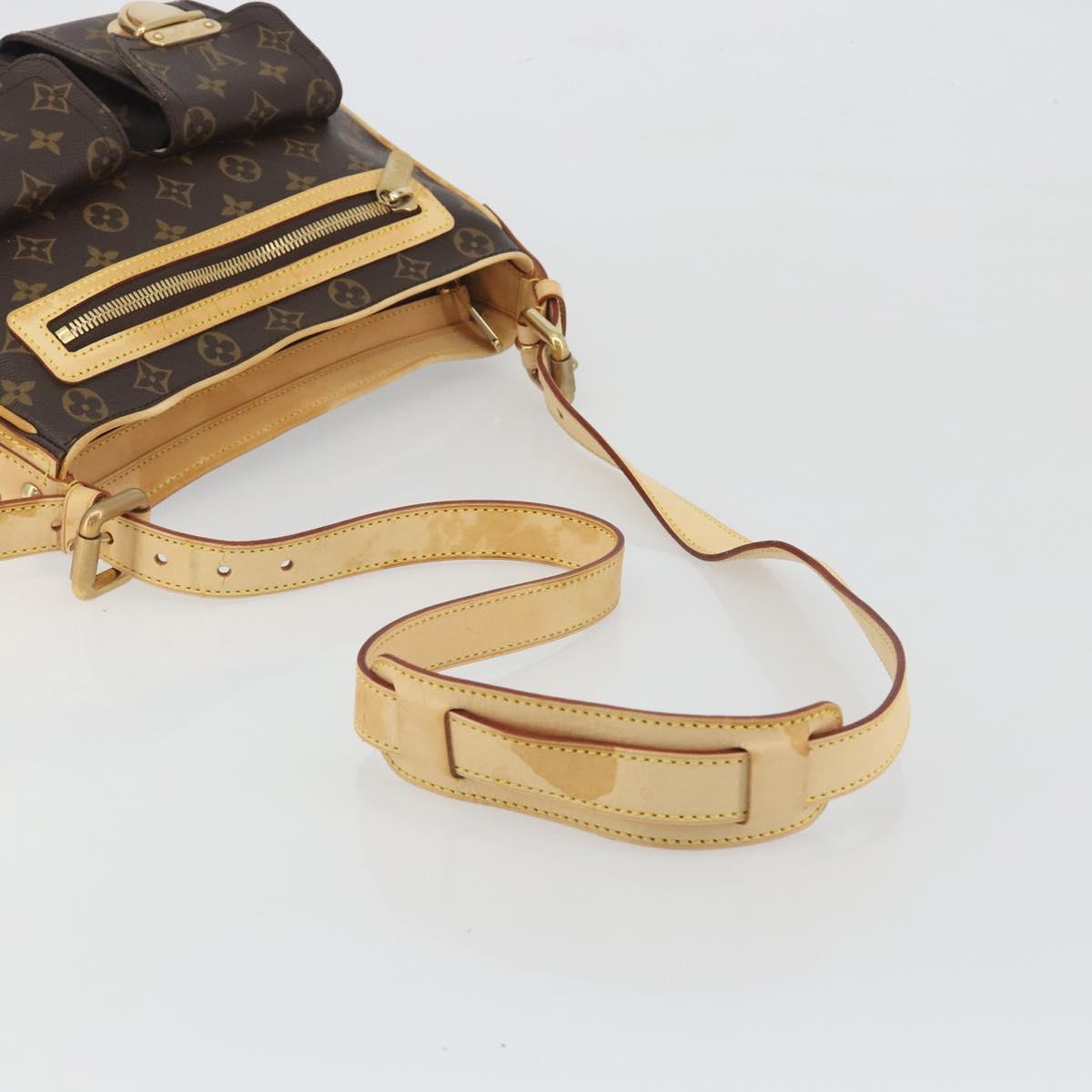 LOUIS VUITTON Monogram Hudson GM Shoulder Bag M40045 LV Auth 197032A