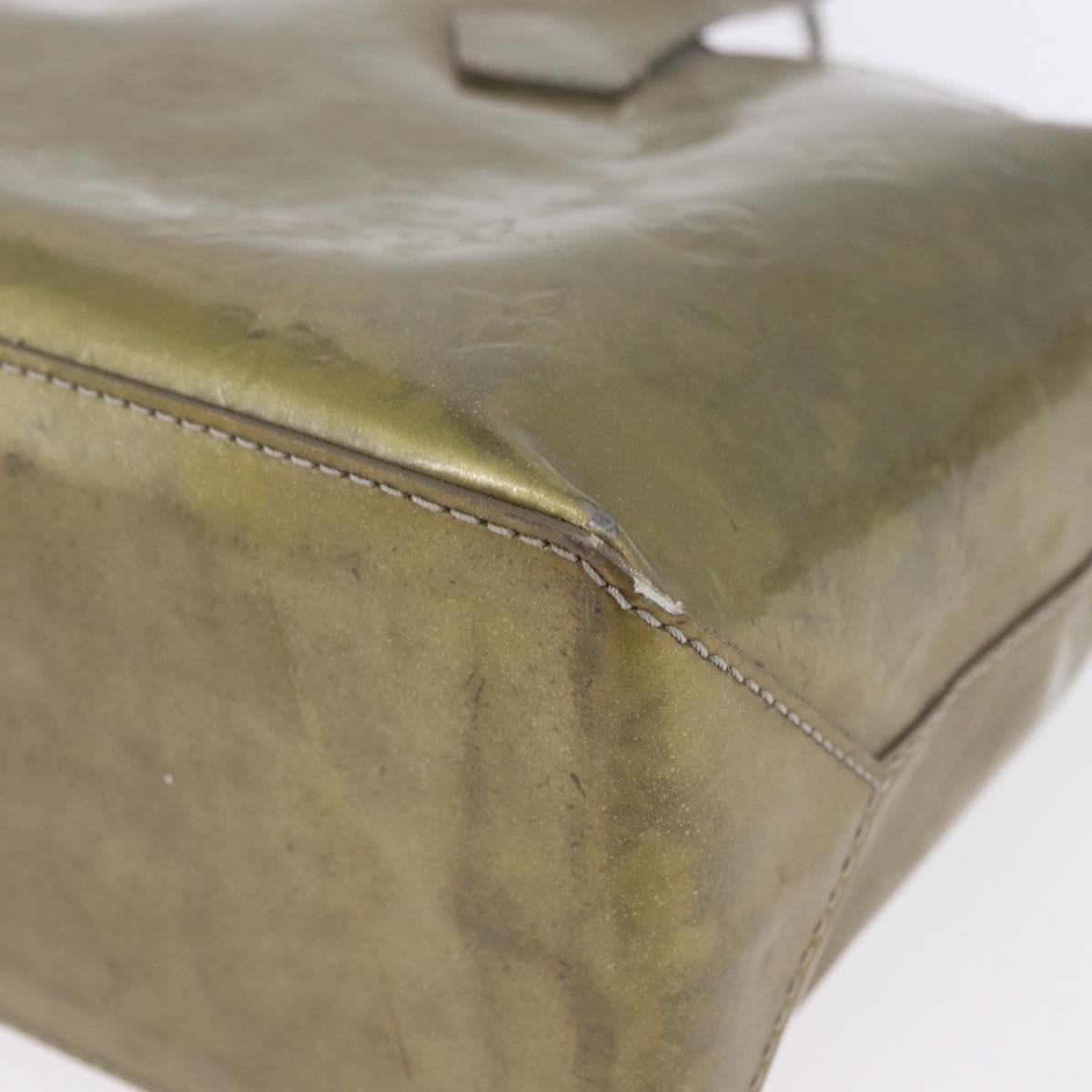 LOUIS VUITTON Monogram Vernis Wilshire PM Bag Gris Art Deco M91627 Auth 197033