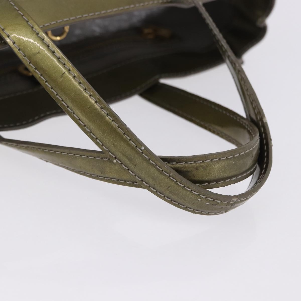 LOUIS VUITTON Monogram Vernis Wilshire PM Bag Gris Art Deco M91627 Auth 197033