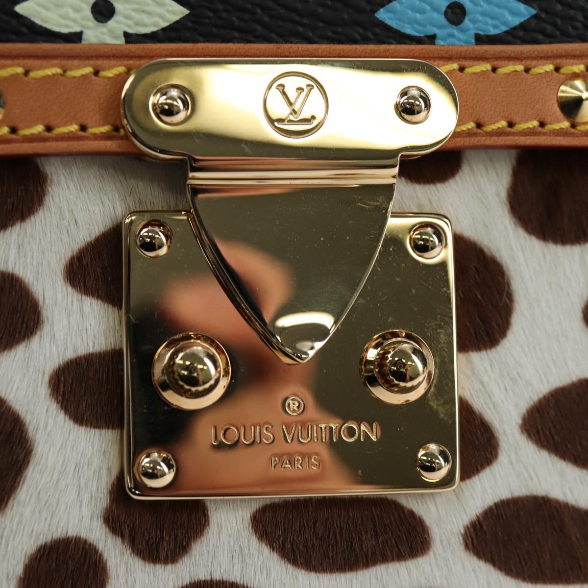 LOUIS VUITTON Monogram Multicolor Pochette Dalmatian Black M9282 Auth 197035SM
