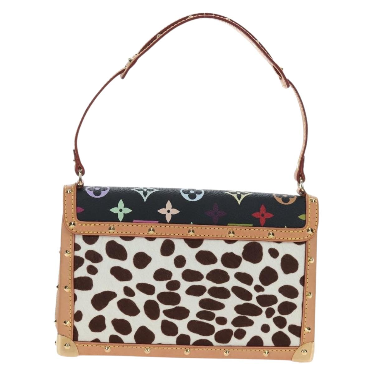 LOUIS VUITTON Monogram Multicolor Pochette Dalmatian Black M9282 Auth 197035SM