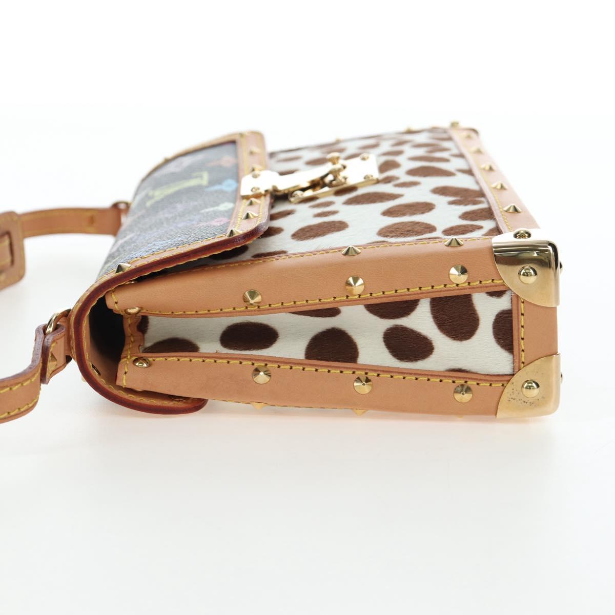 LOUIS VUITTON Monogram Multicolor Pochette Dalmatian Black M9282 Auth 197035SM