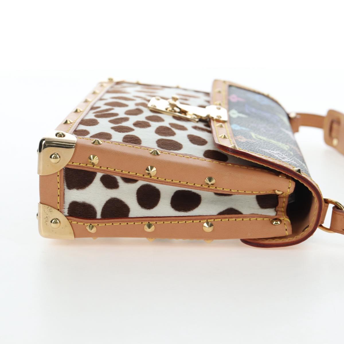 LOUIS VUITTON Monogram Multicolor Pochette Dalmatian Black M9282 Auth 197035SM