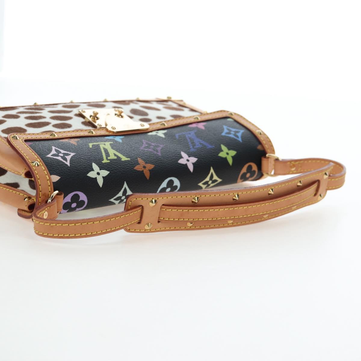 LOUIS VUITTON Monogram Multicolor Pochette Dalmatian Black M9282 Auth 197035SM