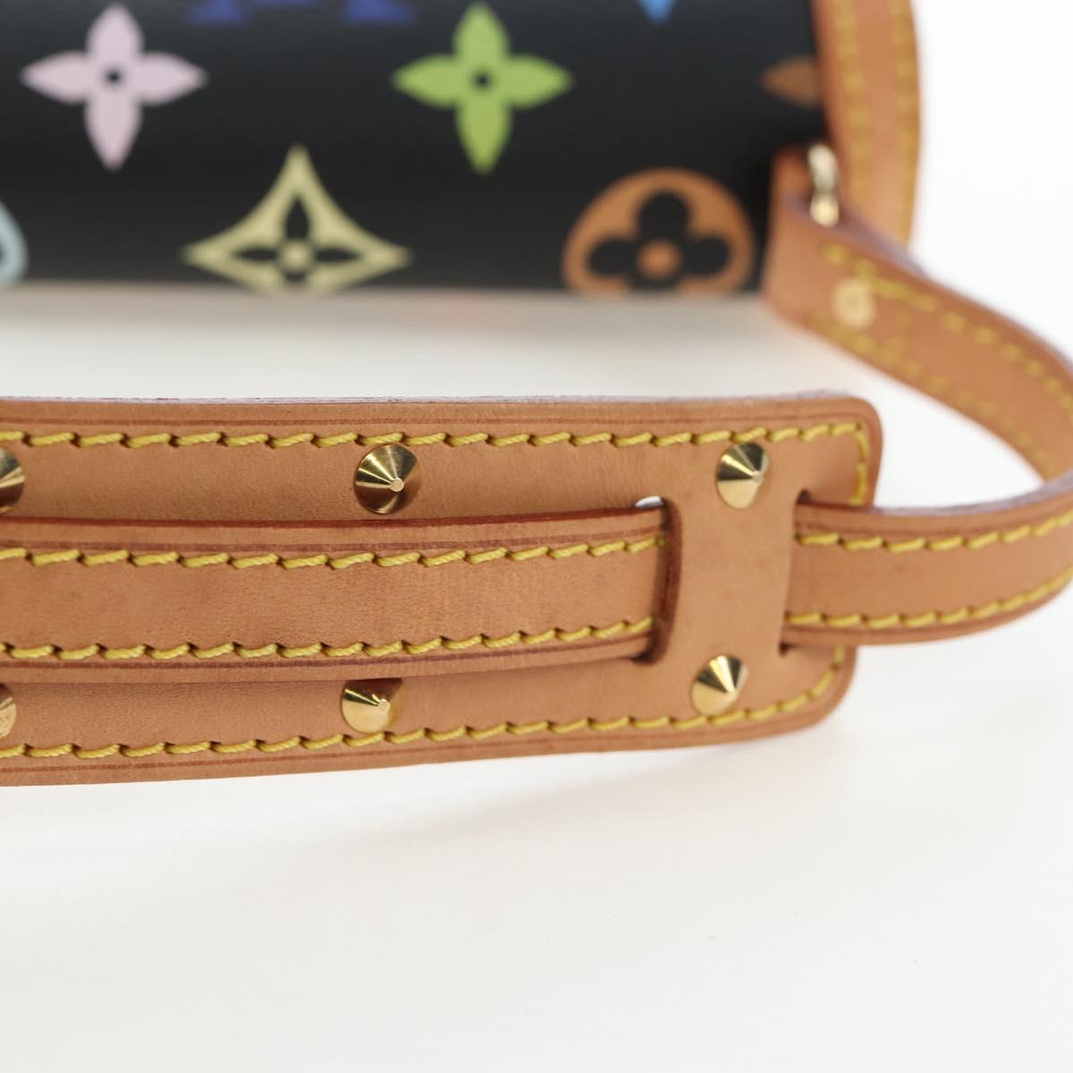 LOUIS VUITTON Monogram Multicolor Pochette Dalmatian Black M9282 Auth 197035SM