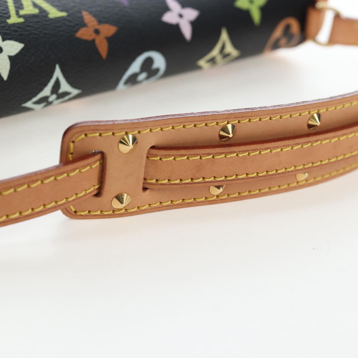 LOUIS VUITTON Monogram Multicolor Pochette Dalmatian Black M9282 Auth 197035SM