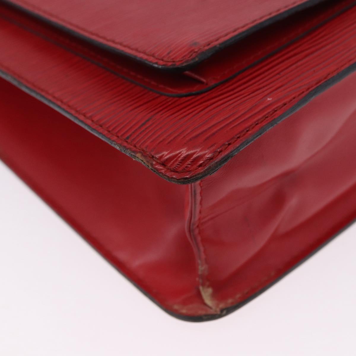 LOUIS VUITTON Epi Monceau 28 Hand Bag Red M40783 LV Auth 197039