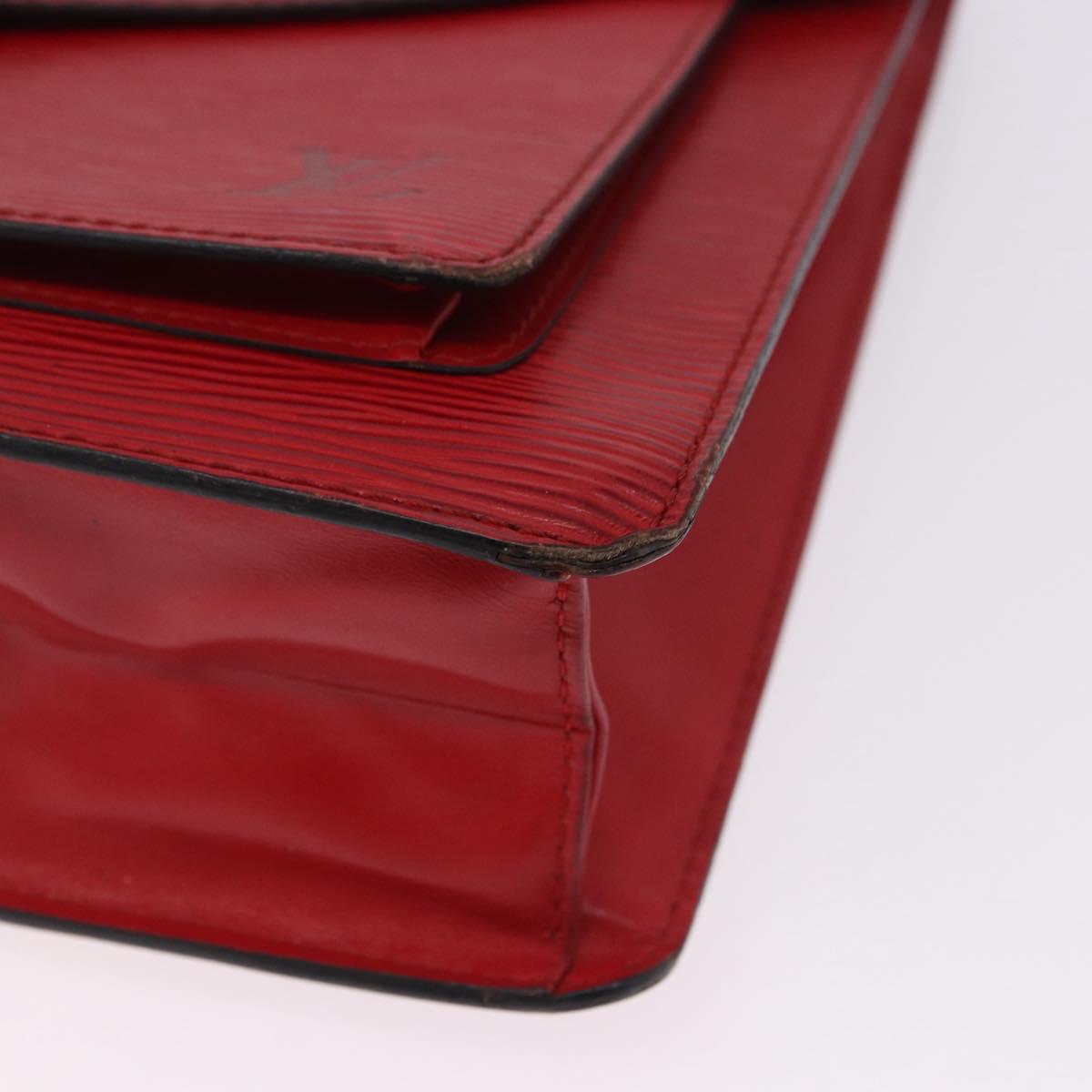 LOUIS VUITTON Epi Monceau 28 Hand Bag Red M40783 LV Auth 197039