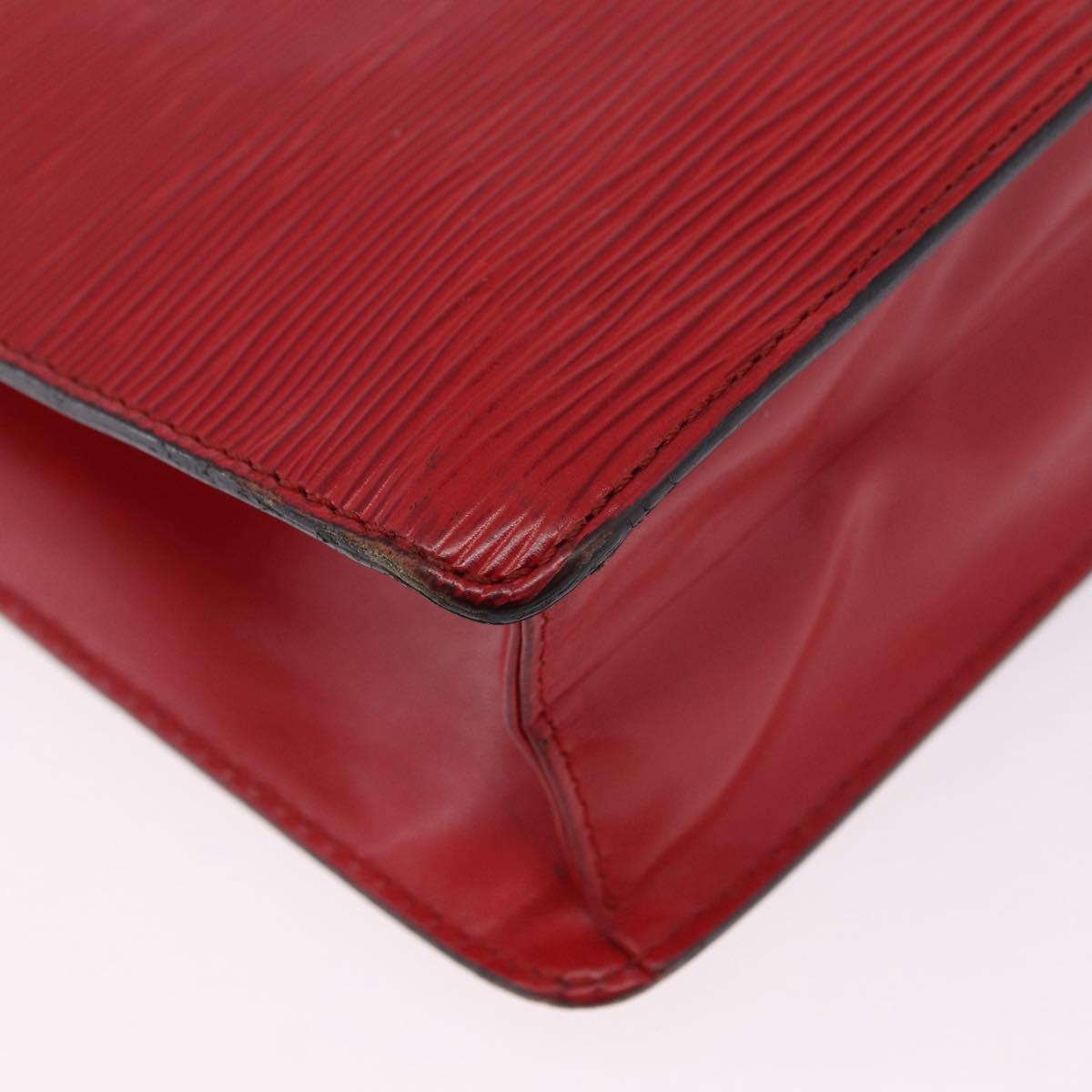 LOUIS VUITTON Epi Monceau 28 Hand Bag Red M40783 LV Auth 197039